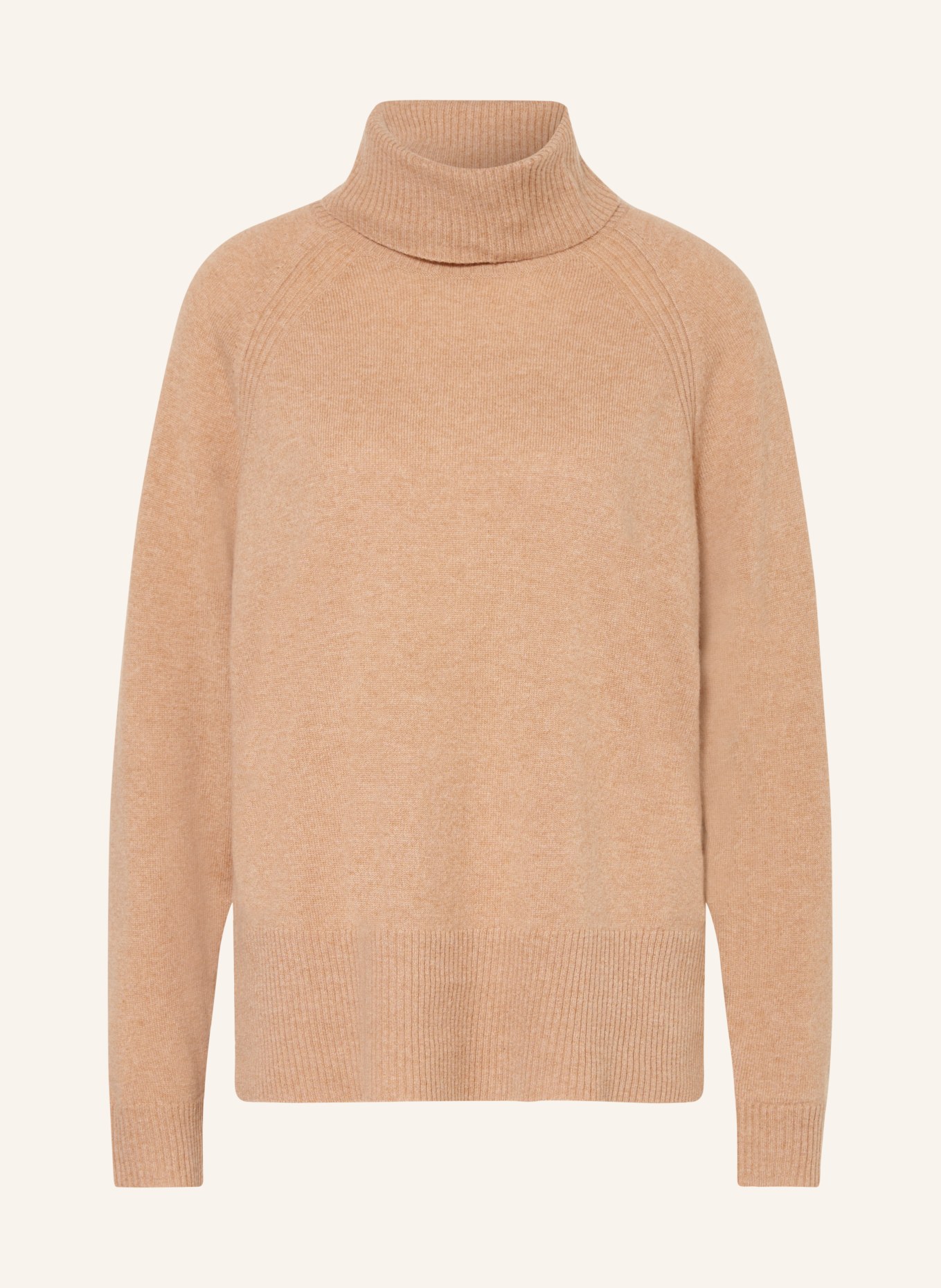 WHISTLES Turtleneck sweater in cashmere, Color: CAMEL (Image 1)