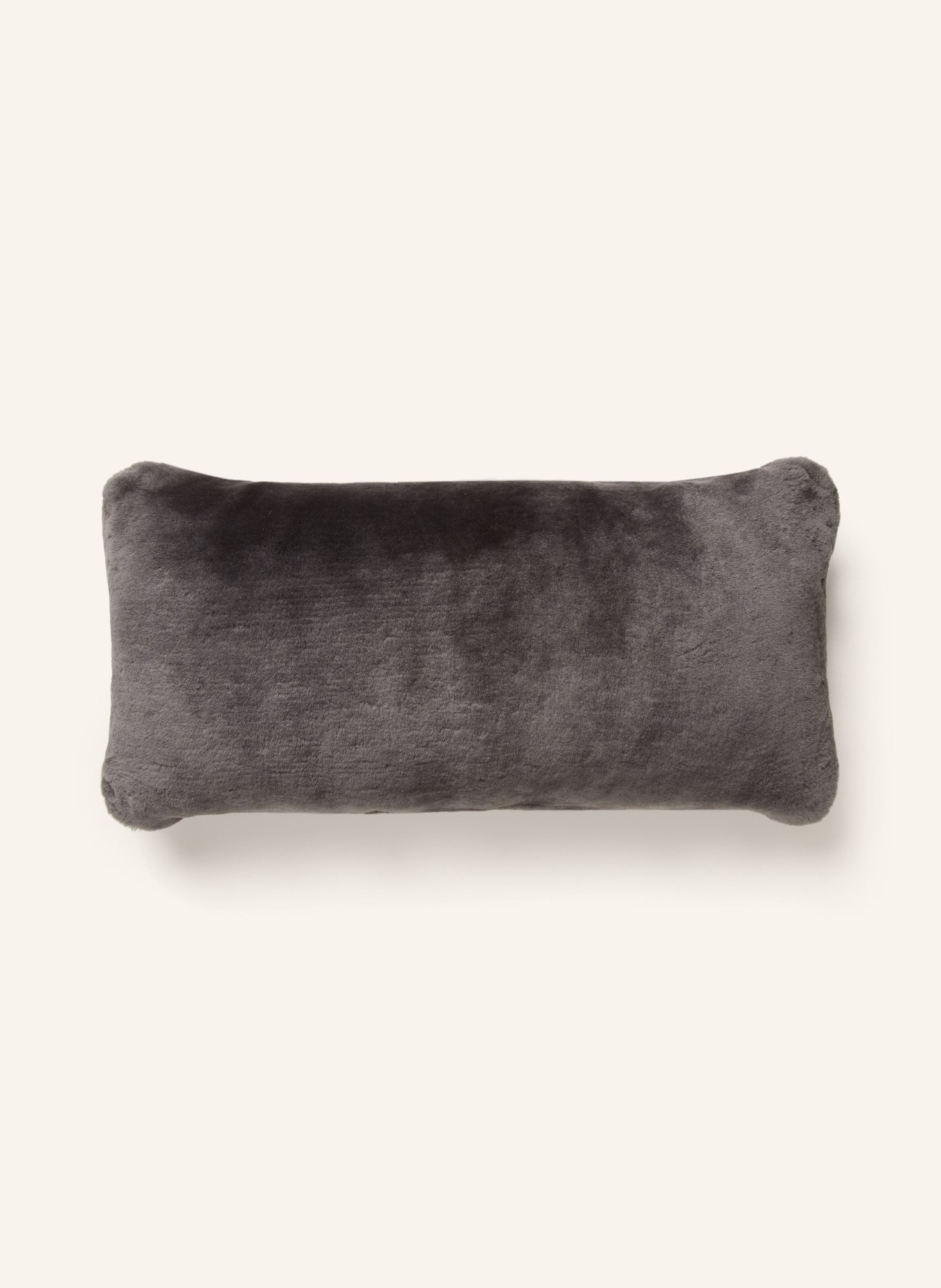 Natures Collection Decorative cushion made of lambskin, Color: DARK GRAY (Image 2)