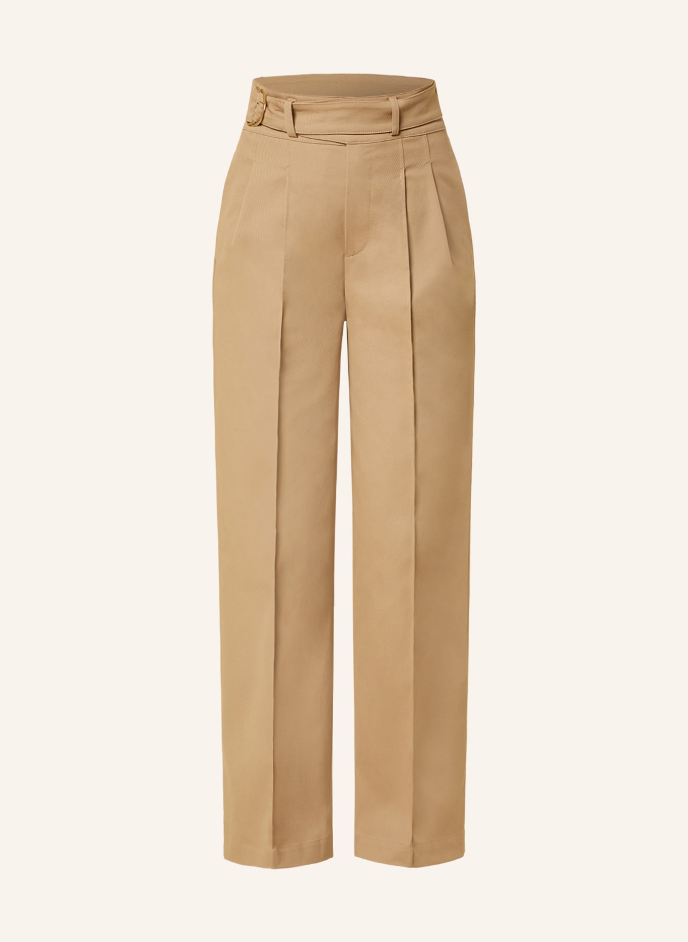 VANILIA Wide leg trousers, Color: CAMEL (Image 1)