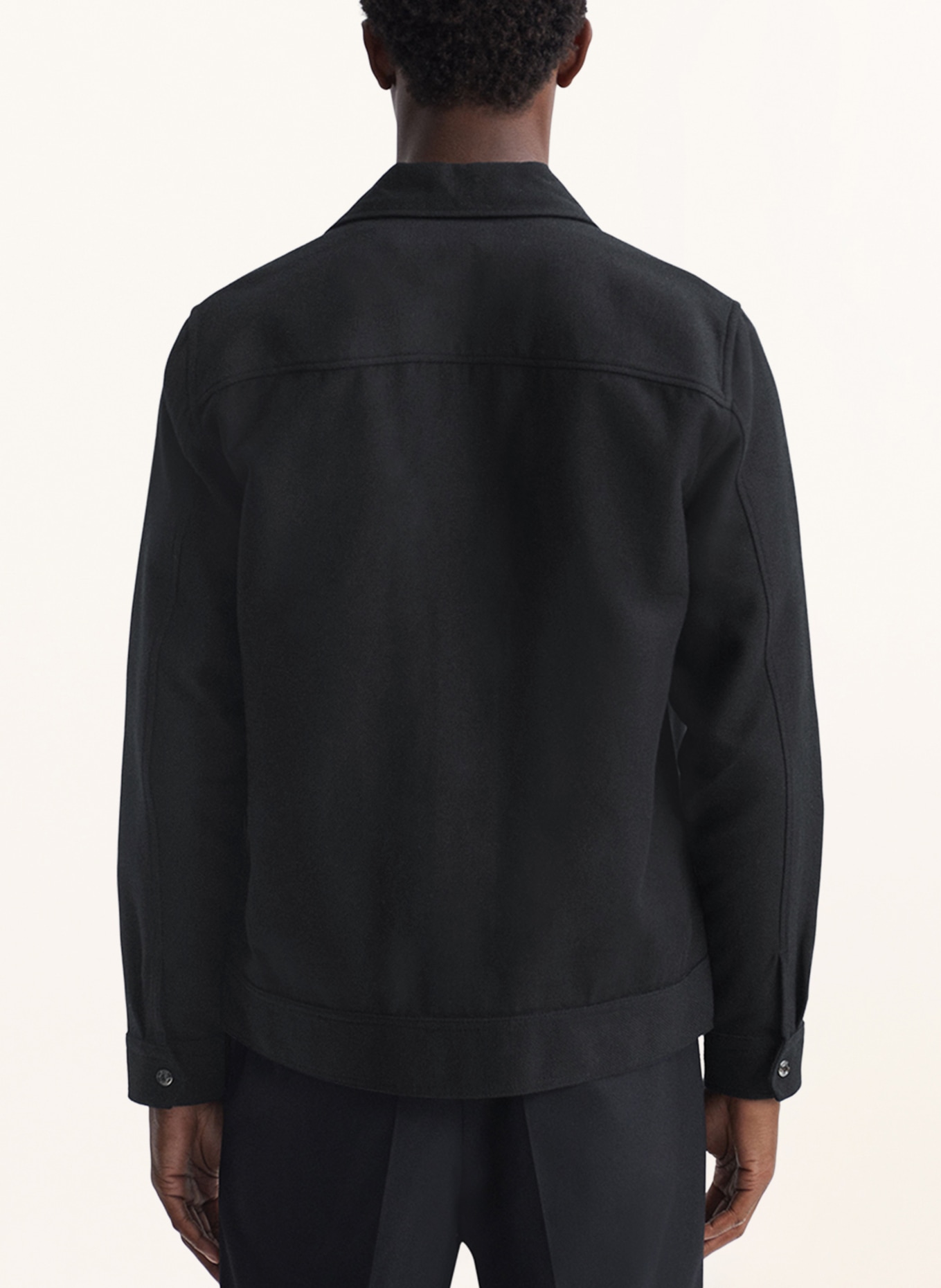 REISS Overshirt CHEZ, Color: BLACK (Image 3)