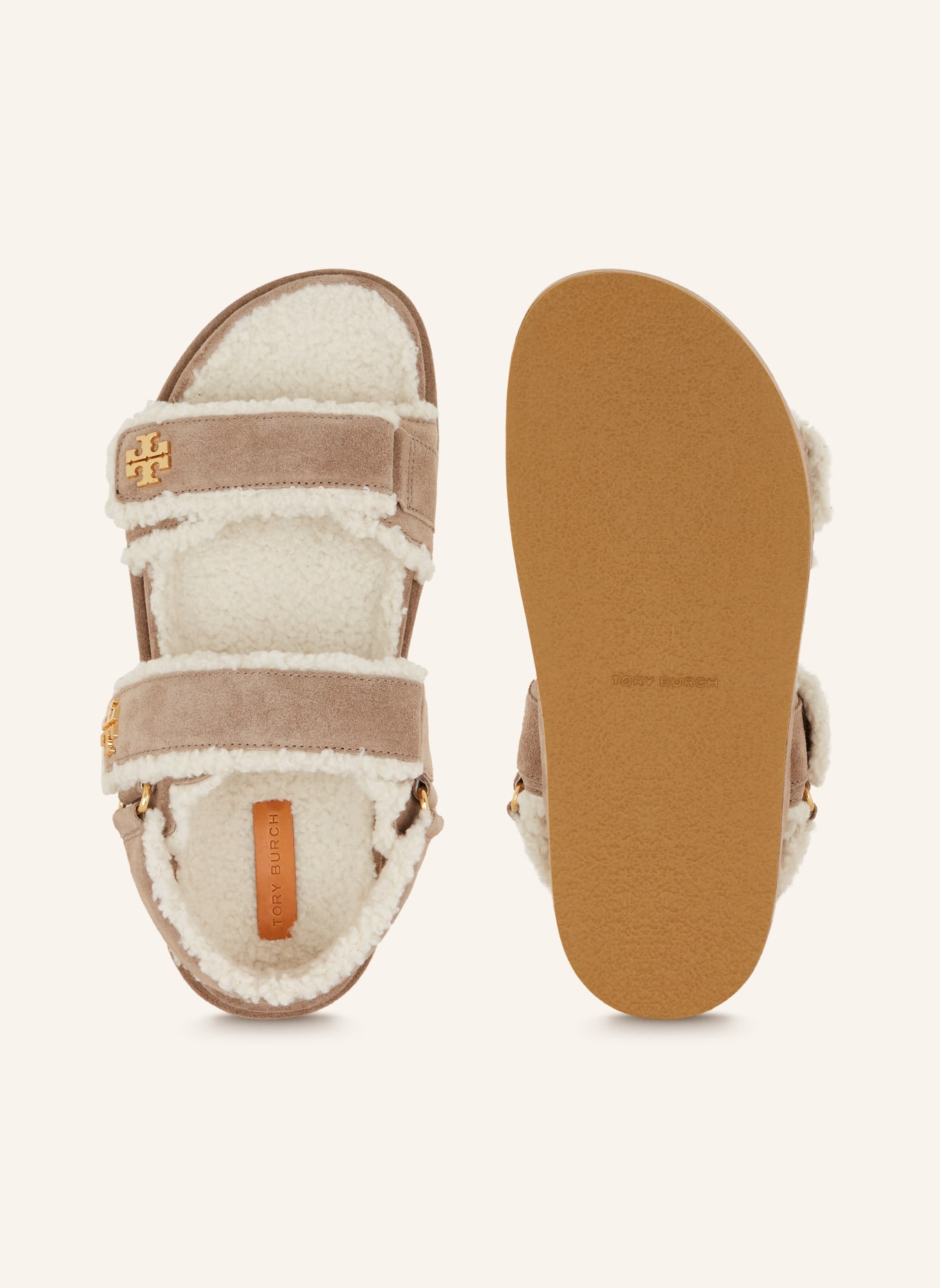 TORY BURCH Platform sandals KIRA, Color: BEIGE (Image 5)