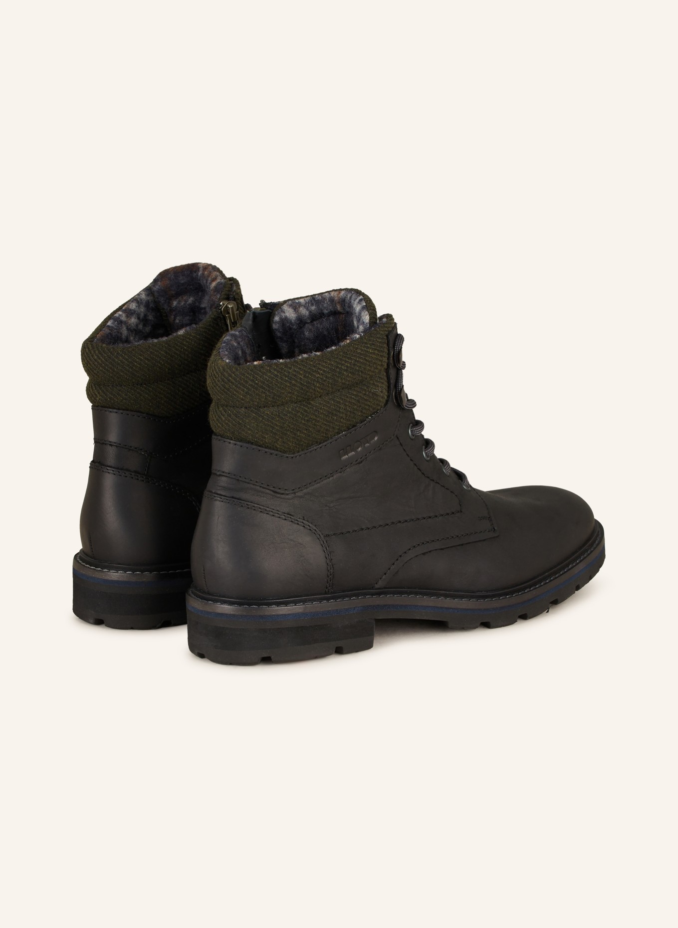 LLOYD Lace-up boots FLAVIO, Color: BLACK/ DARK GRAY (Image 2)