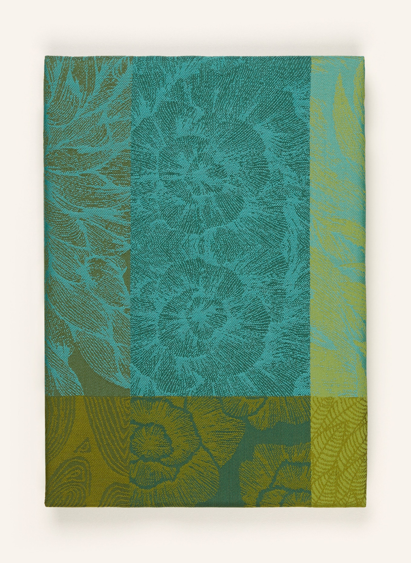 GARNIER-THIEBAUT Table cloth, Color: GREEN/ LIGHT GREEN (Image 1)