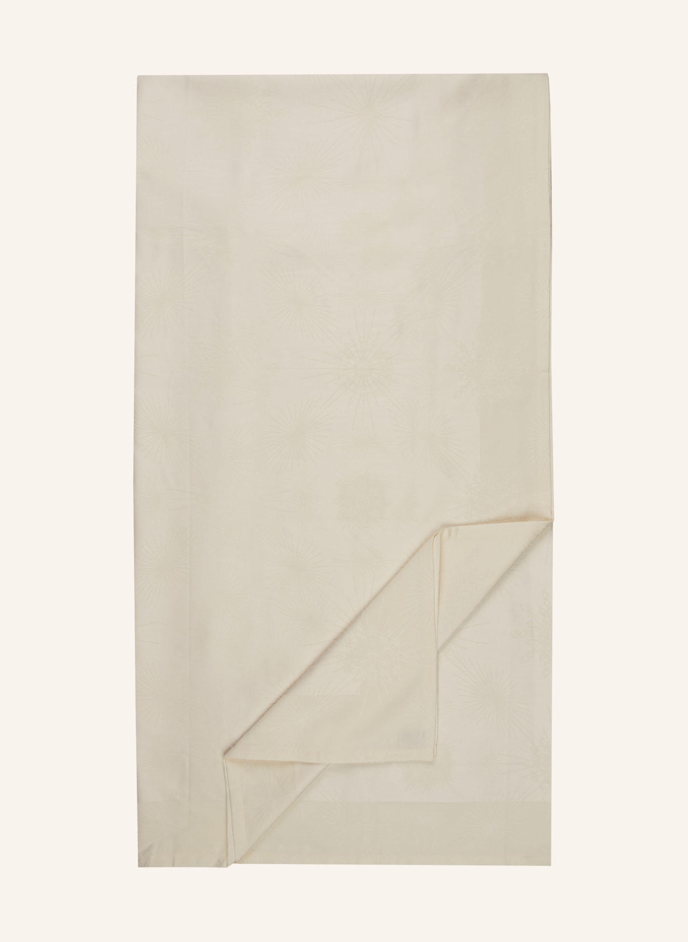 GARNIER-THIEBAUT Table cloth JOYAUX D'HIVER IVOIRE, Color: ECRU (Image 2)