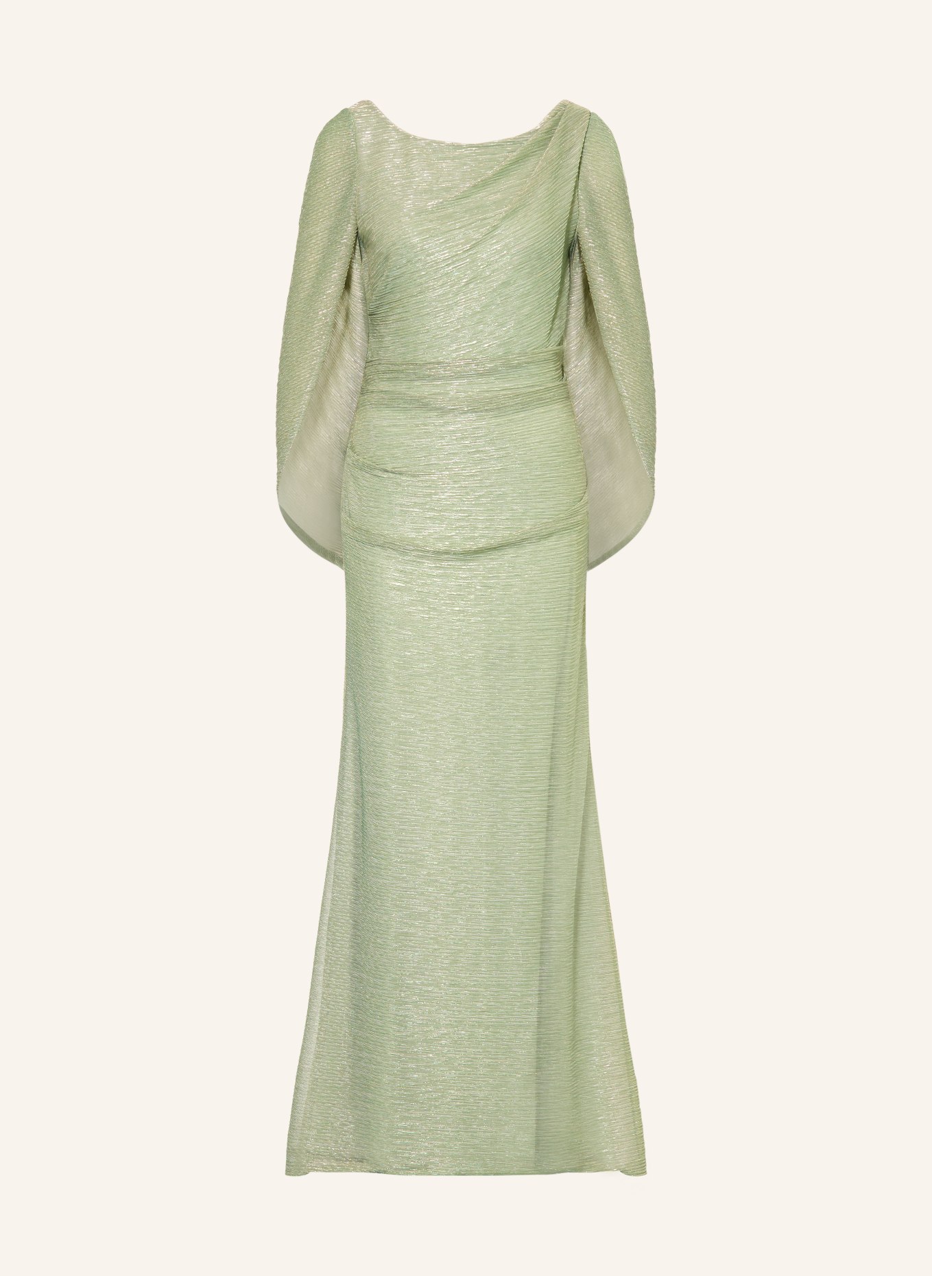 Vera Mont Sukienka wieczorowa z błyszczącą przędzą, Kolor: JASNOZIELONY (Obrazek 1)