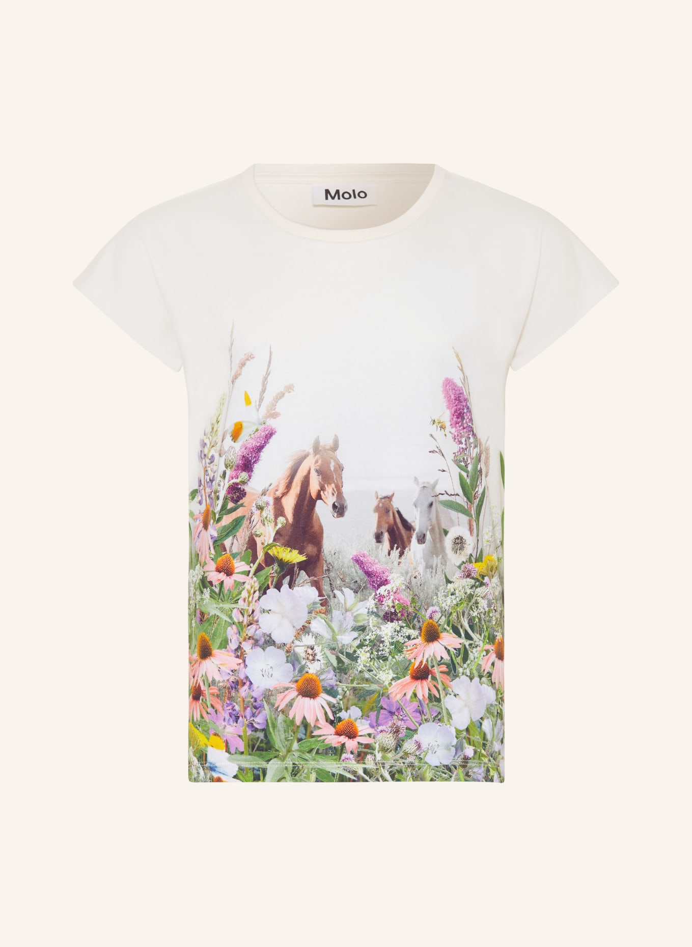 molo T-Shirt RAGNHILDE, Farbe: WEISS/ GRÜN/ FUCHSIA (Bild 1)