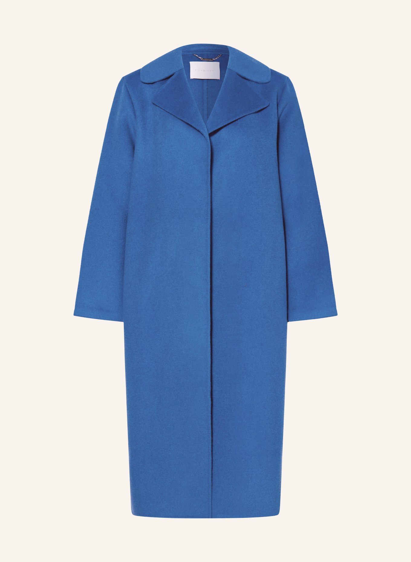 rich&royal Wool coat, Color: BLUE (Image 1)