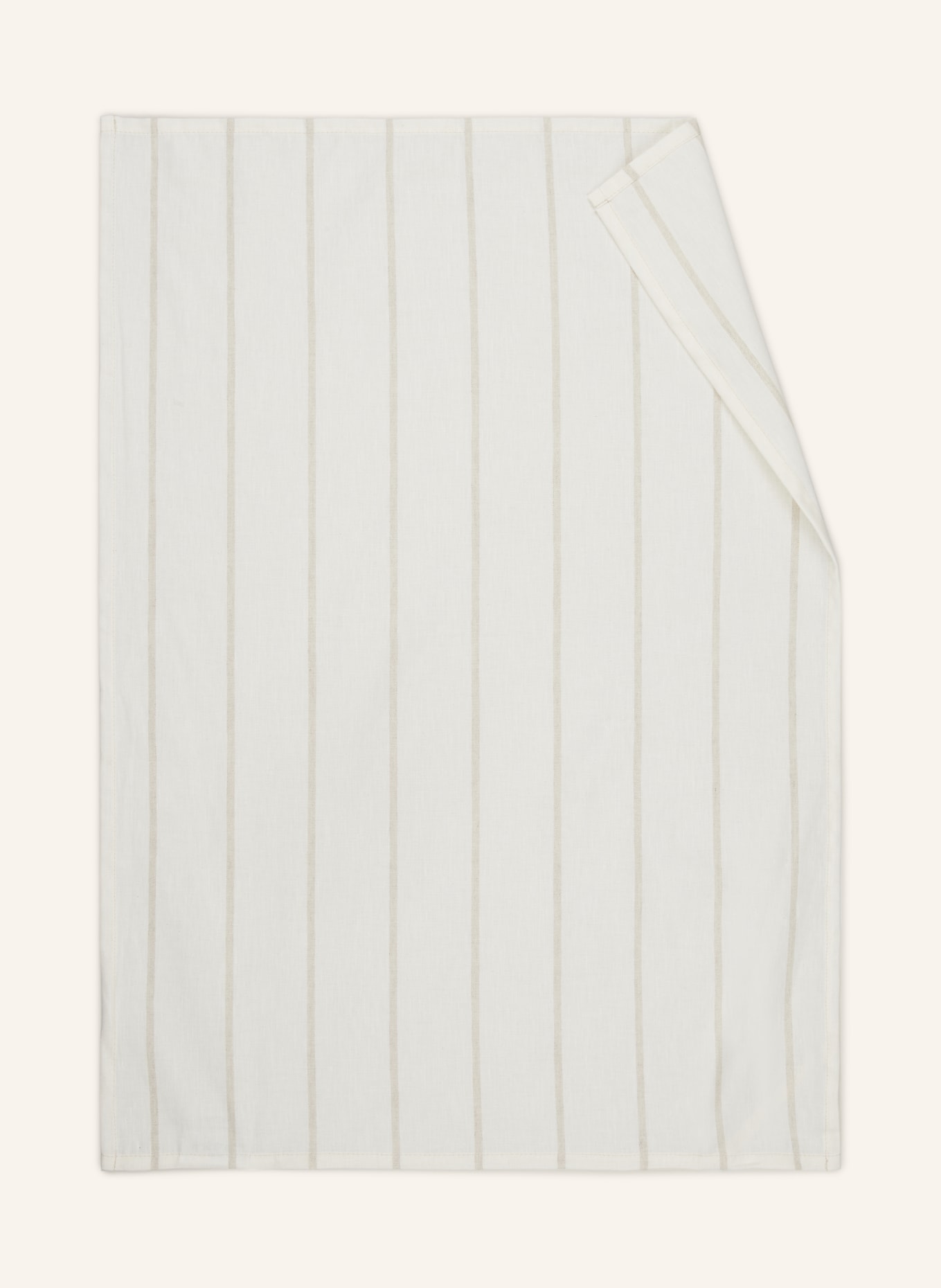 pichler 2er-Set Geschirrtücher CORIN mit Leinen: CREME / BEIGE