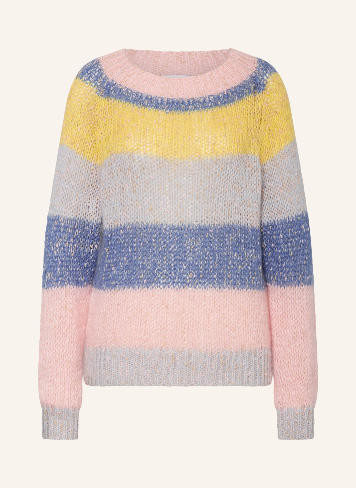 rich&royal Sweater, Color: BLUE/ YELLOW/ PINK (Image 1)