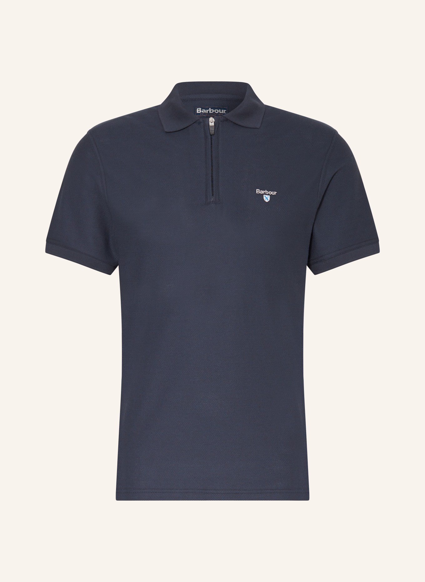 Barbour Piqué-Poloshirt, Farbe: DUNKELBLAU (Bild 1)