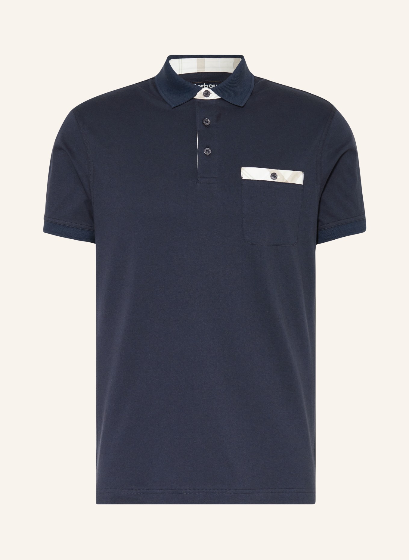 Barbour Jersey polo shirt HIRSTLY, Color: DARK BLUE (Image 1)