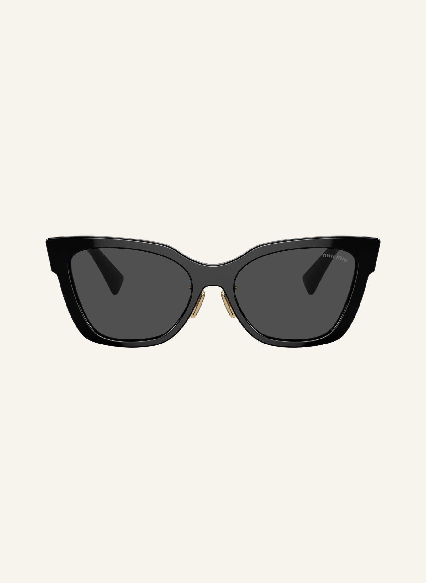 MIU MIU Sunglasses MU 02ZS, Color: 1AB5S0 - BLACK/DARK GRAY (Image 2)