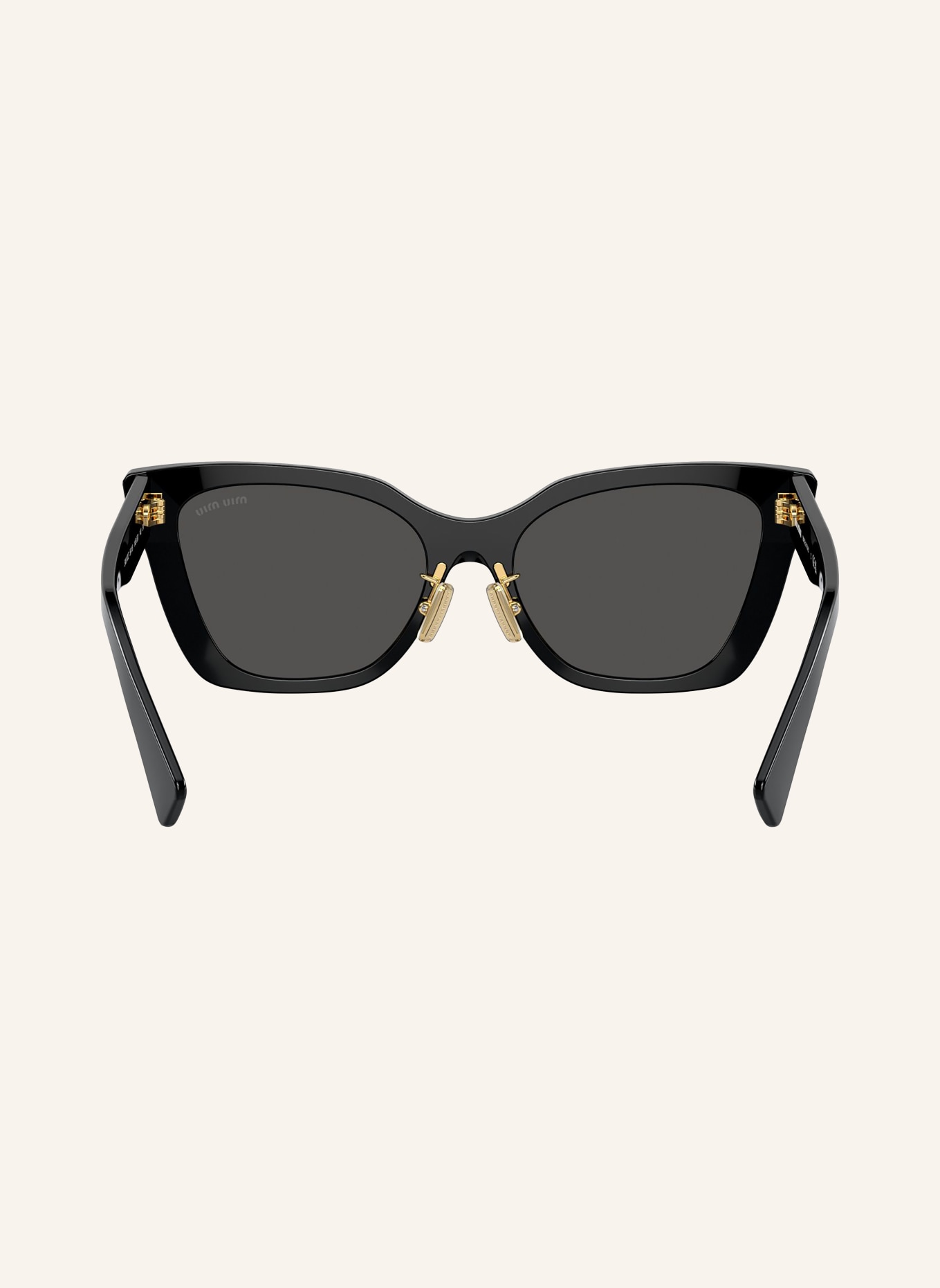 MIU MIU Sunglasses MU 02ZS, Color: 1AB5S0 - BLACK/DARK GRAY (Image 3)