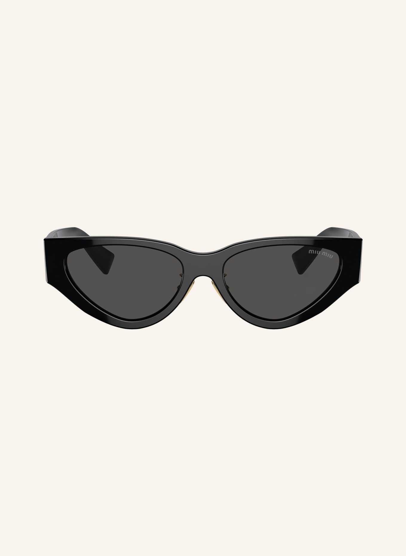 MIU MIU Sunglasses MU 03ZS, Color: 1AB5S0 - BLACK/DARK GRAY (Image 2)