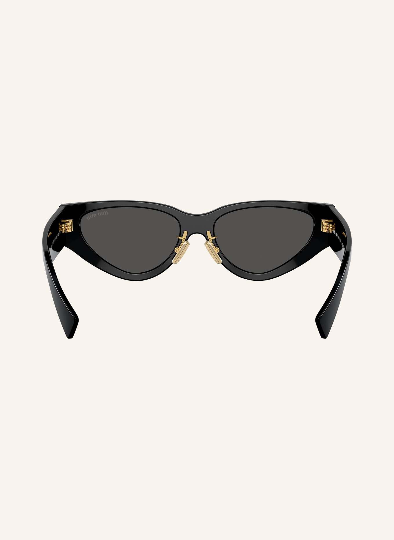 MIU MIU Sunglasses MU 03ZS, Color: 1AB5S0 - BLACK/DARK GRAY (Image 3)