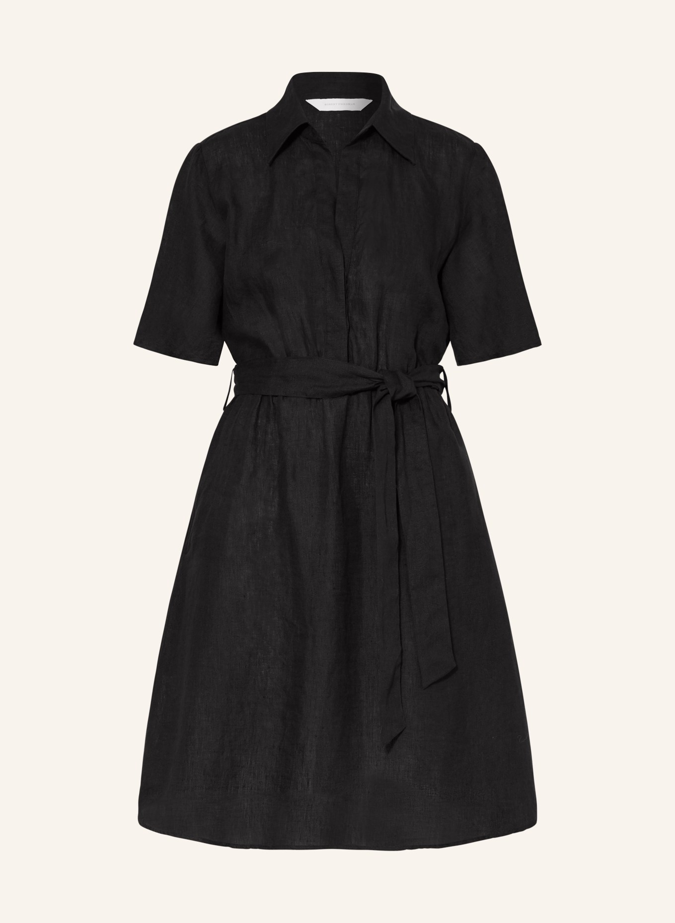 ROBERT FRIEDMAN Linen dress ILARYL, Color: BLACK (Image 1)