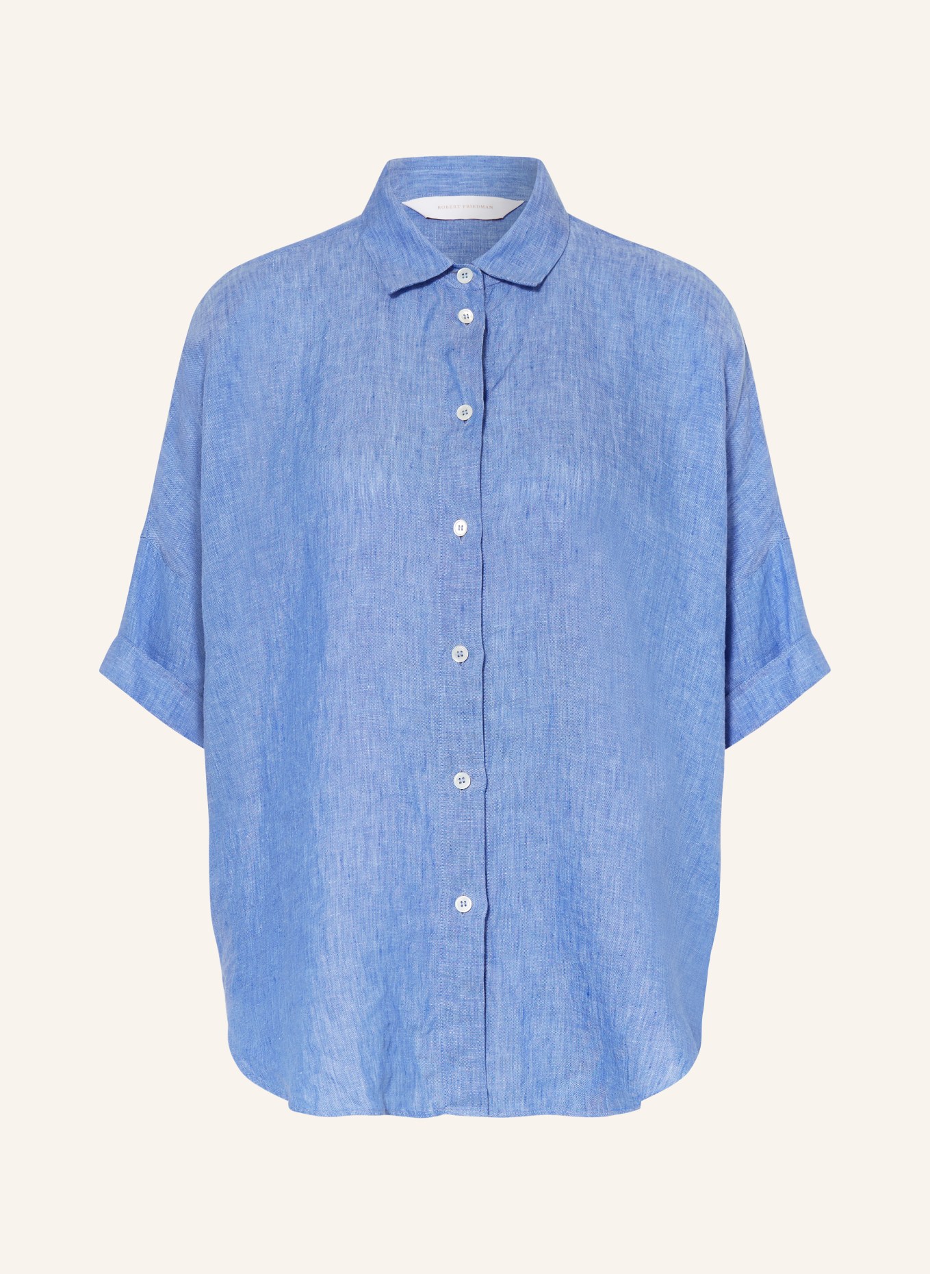 ROBERT FRIEDMAN Shirt blouse BIANCAL made of linen, Color: LIGHT BLUE (Image 1)