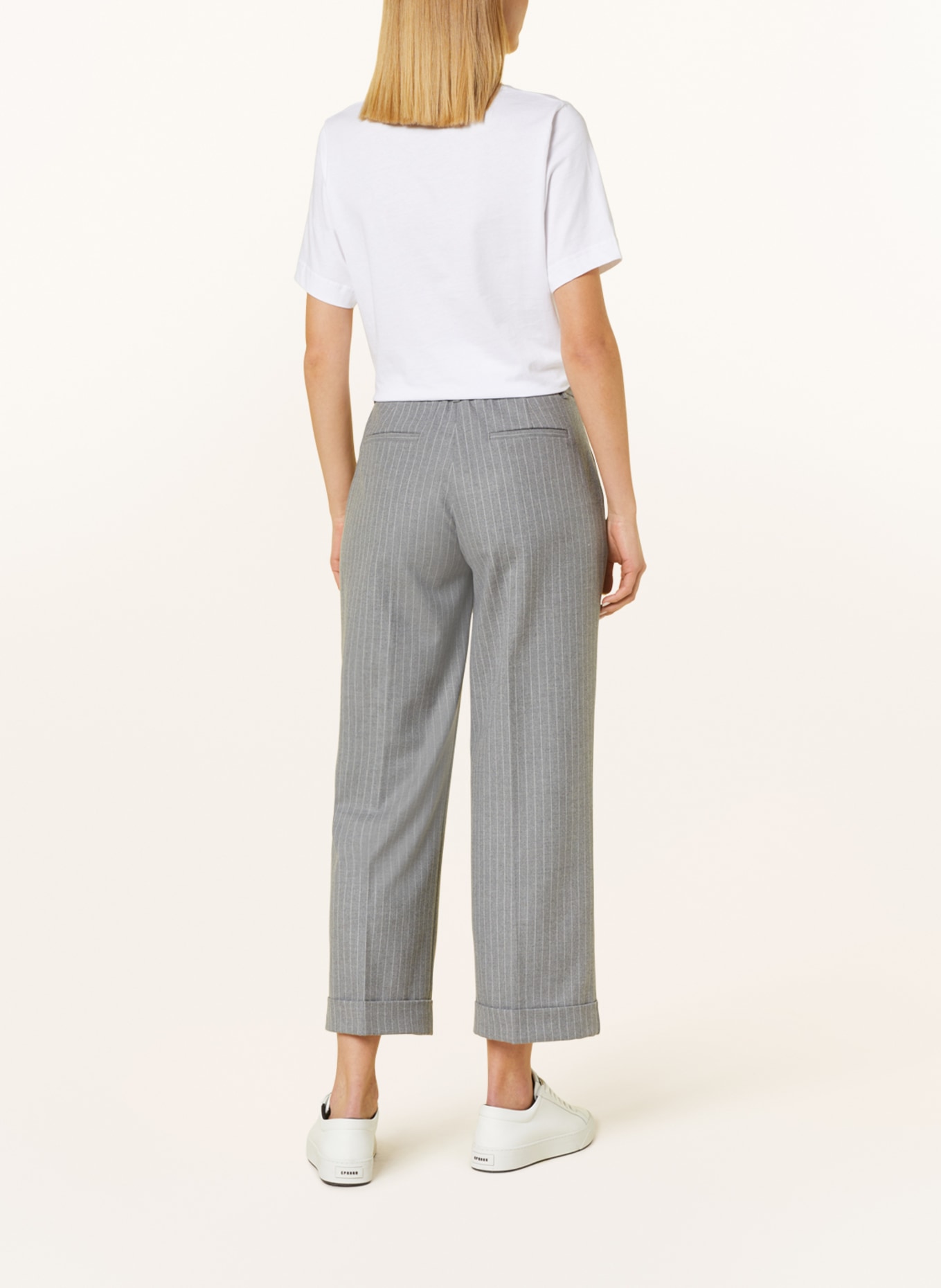 someday Trousers CISILIA, Color: GRAY/ WHITE (Image 3)