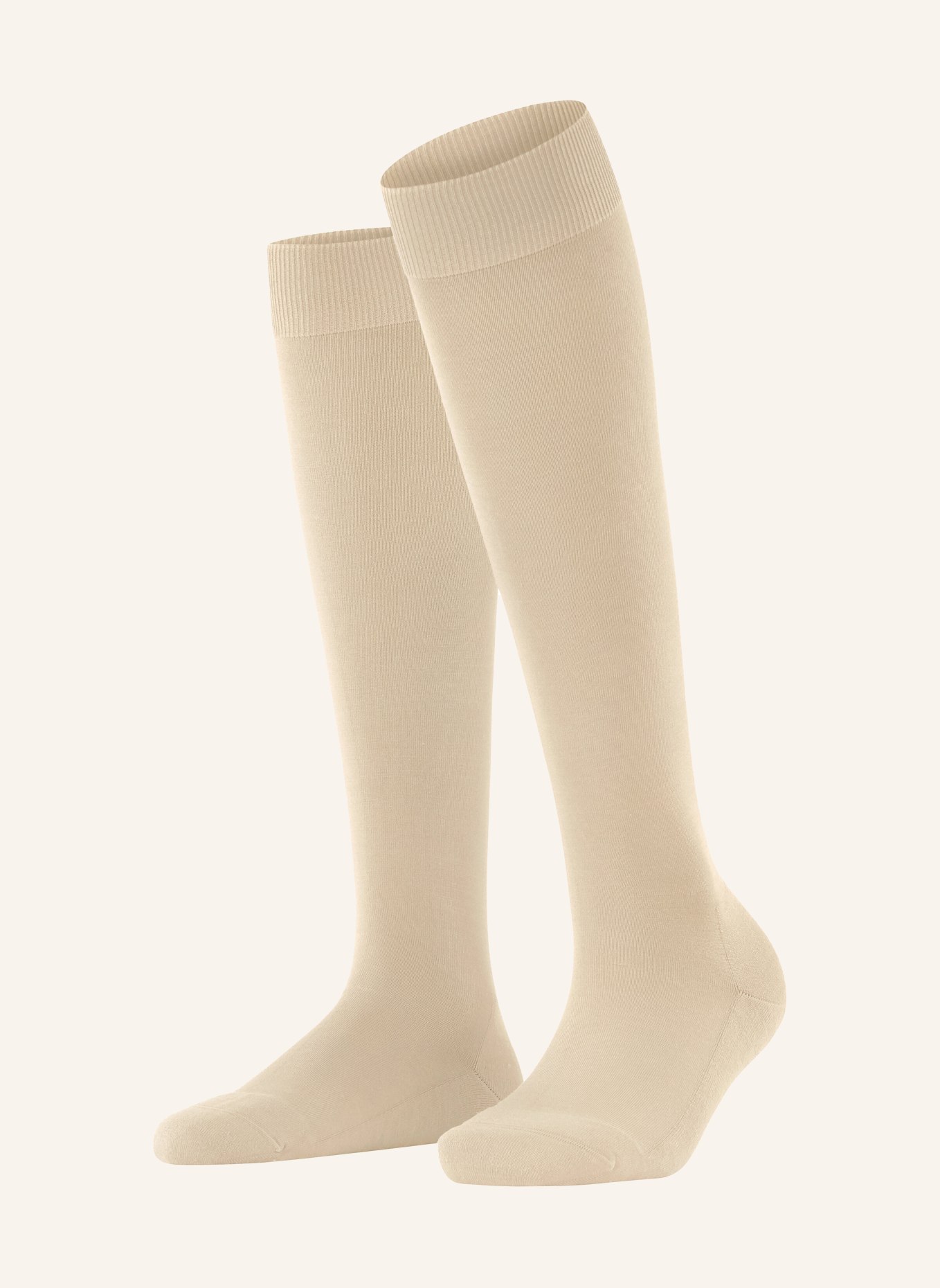 FALKE Knee High Stockings CLIMAWOOL, Color: 4011 CREAM (Image 1)