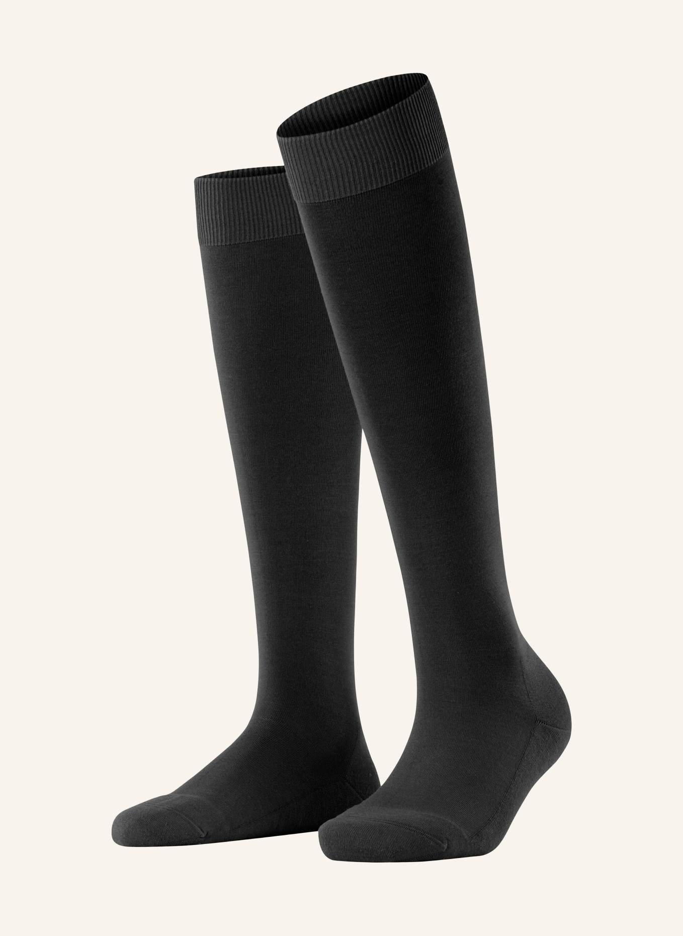 FALKE Kniestrümpfe CLIMAWOOL: 3000 BLACK