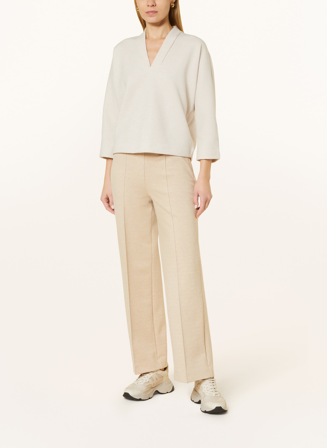 OPUS Jersey pants MAKANA, Color: BEIGE (Image 2)
