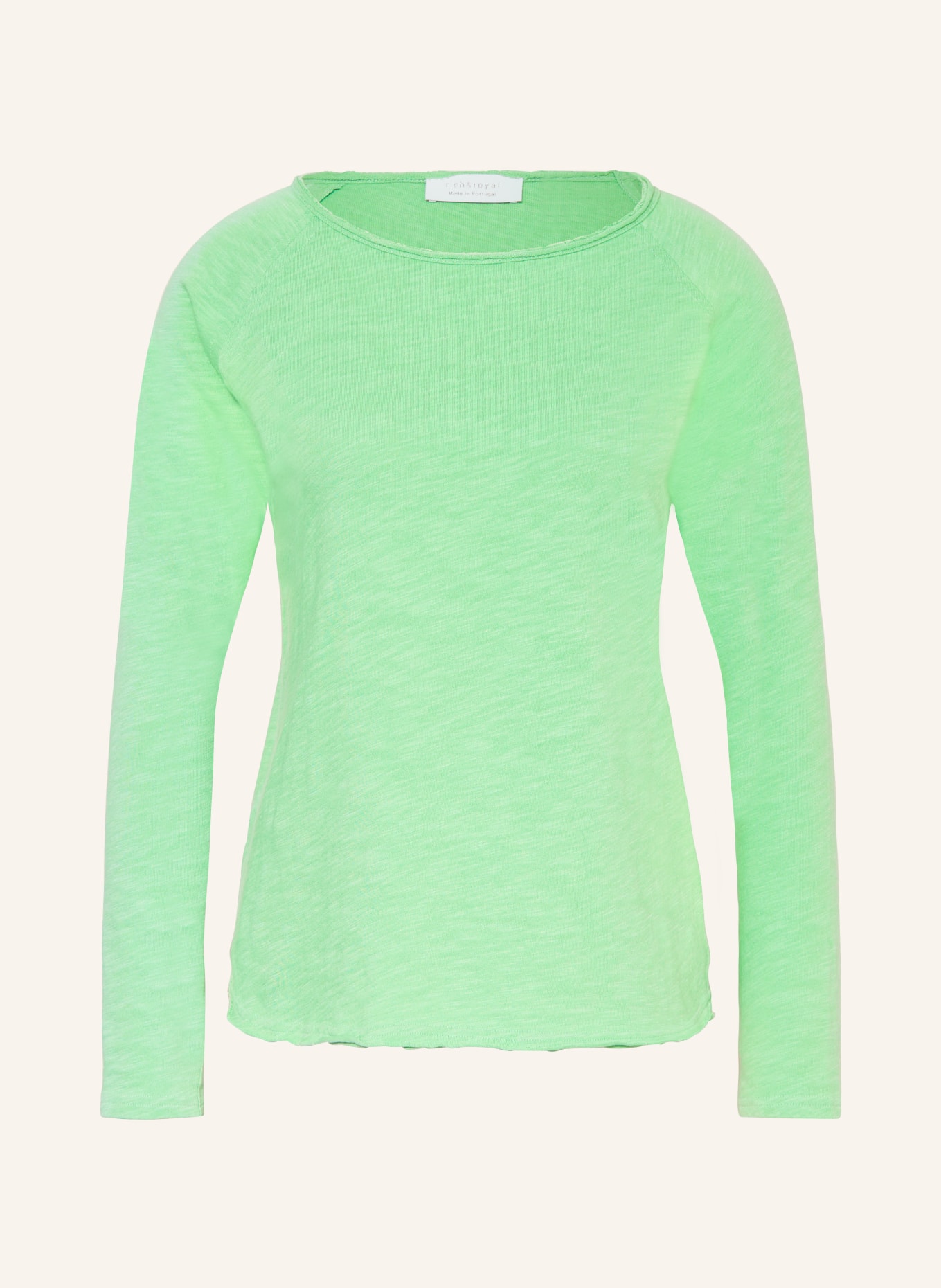 rich&royal Long sleeve shirt, Color: GREEN (Image 1)
