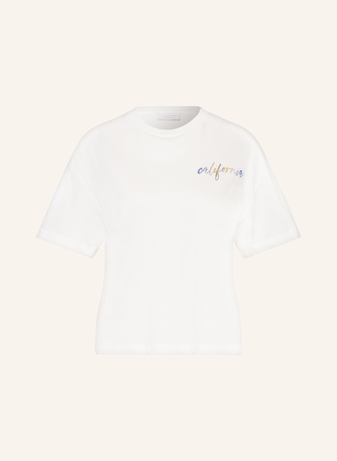 rich&royal T-shirt, Color: WHITE (Image 1)