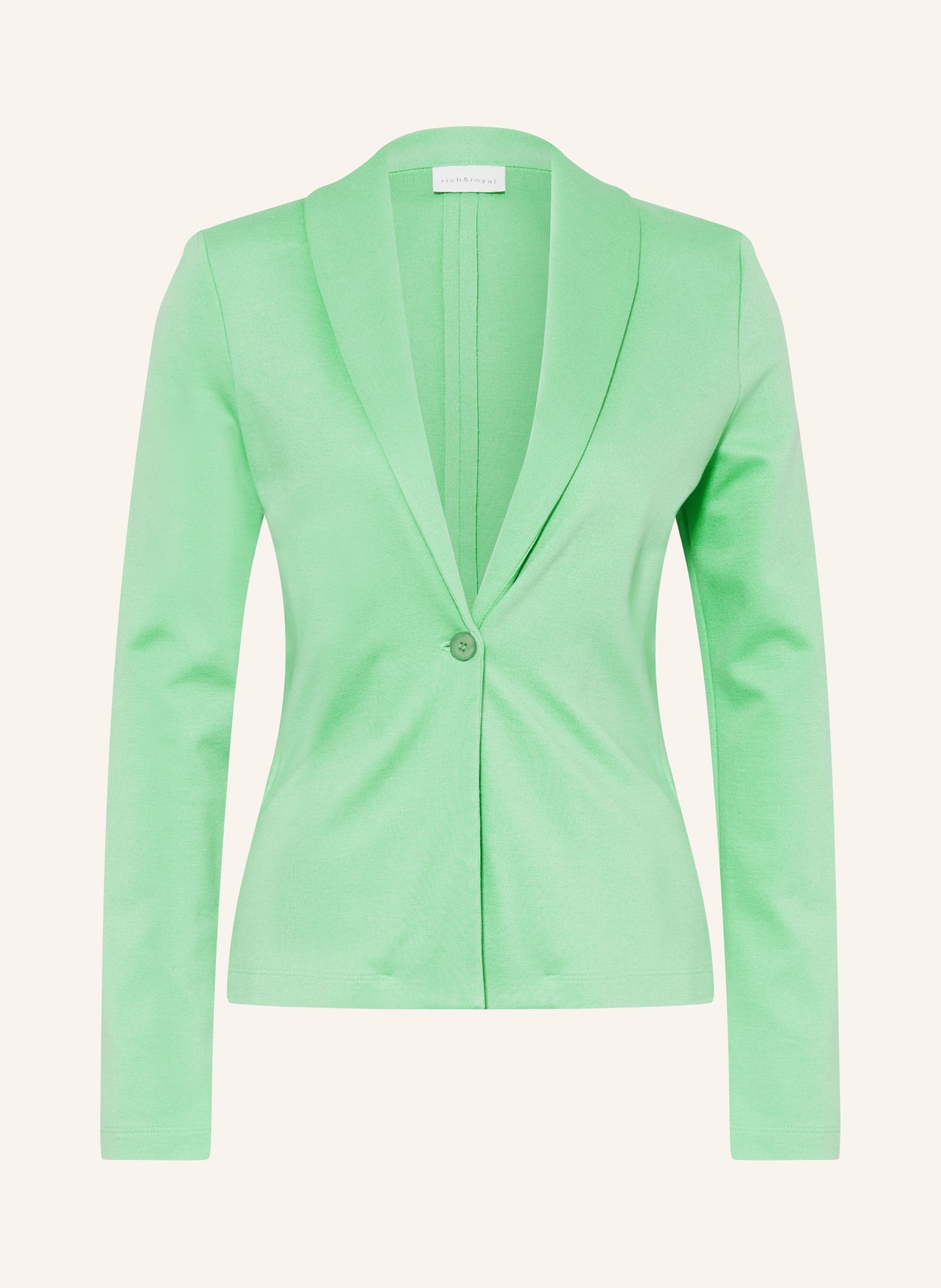 rich&royal Jersey blazer, Color: LIGHT GREEN (Image 1)