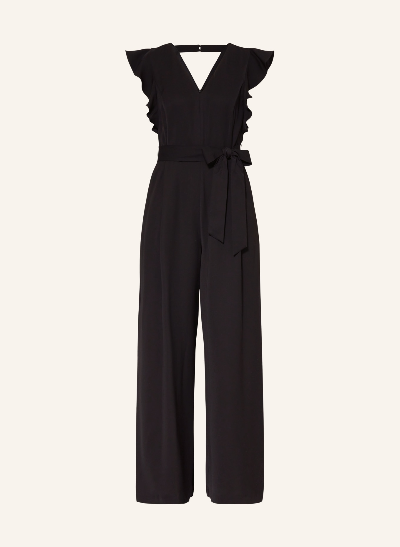 Phase Eight Jumpsuit KALLIE with frills, Color: BLACK (Image 1)
