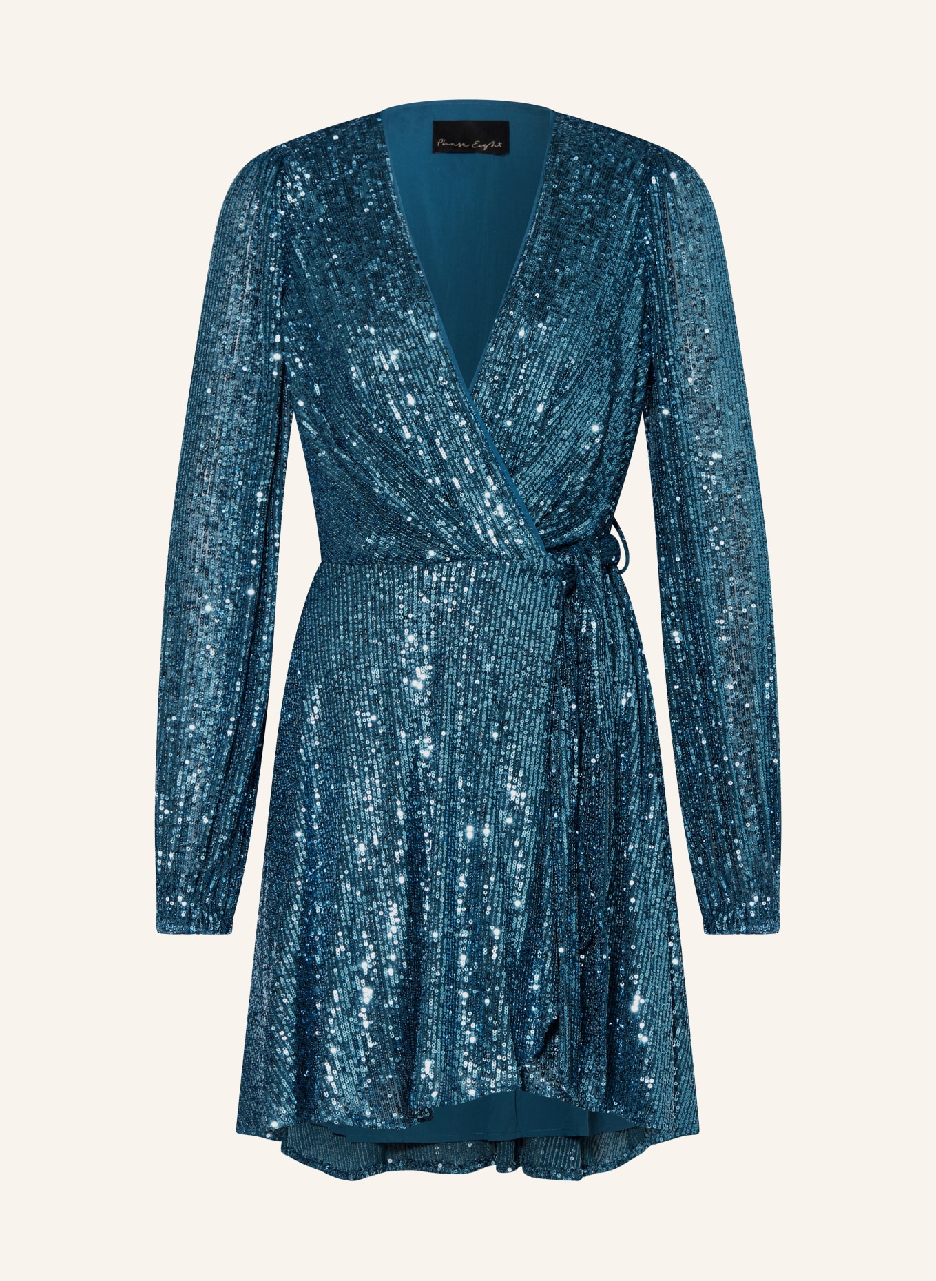 Phase Eight Wrap dress CARISSA with sequins, Color: 402 TEAL (Image 1)