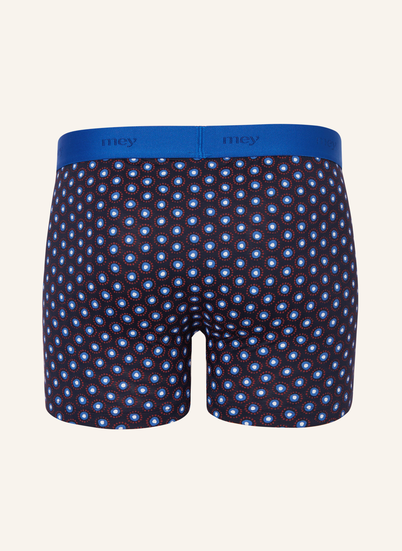 mey Boxer shorts series ELEMENTS, Color: DARK BLUE/ BLUE/ WHITE (Image 2)