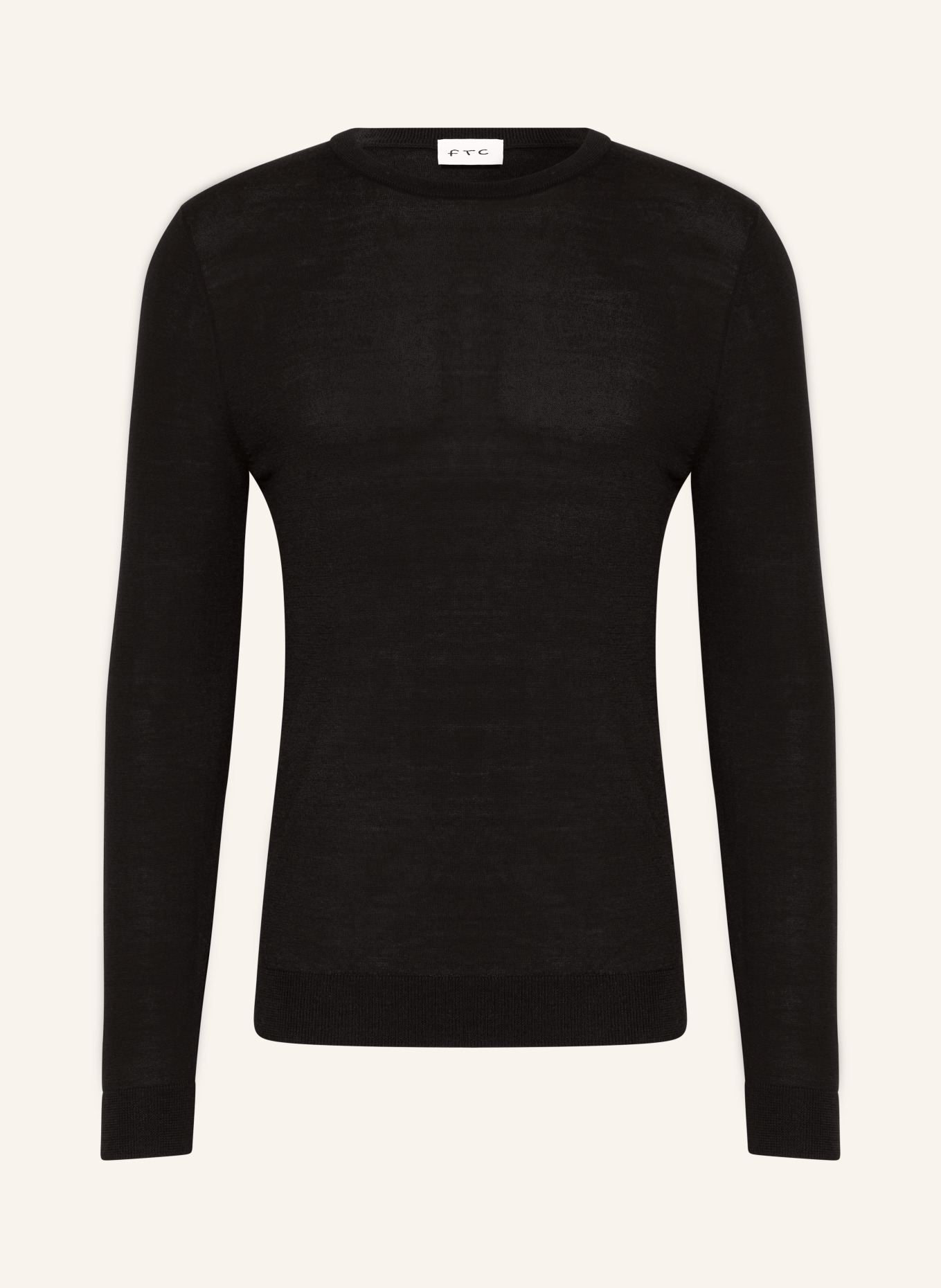 FTC CASHMERE Sweater with cashmere, Color: BLACK (Image 1)