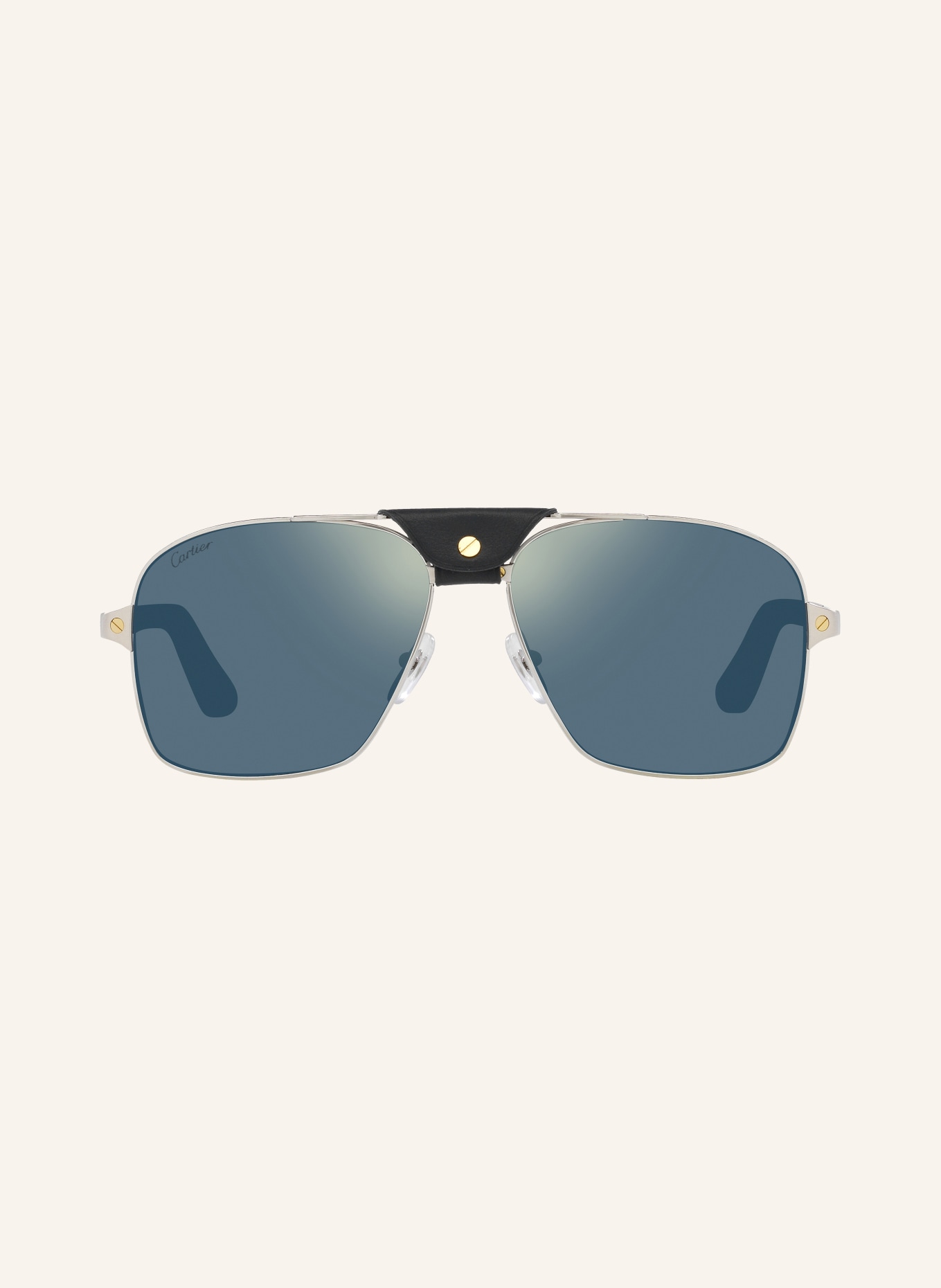 Cartier Sunglasses 6L001654, Color: 4100B1 SILVER/BLUE/BLUE (Image 2)