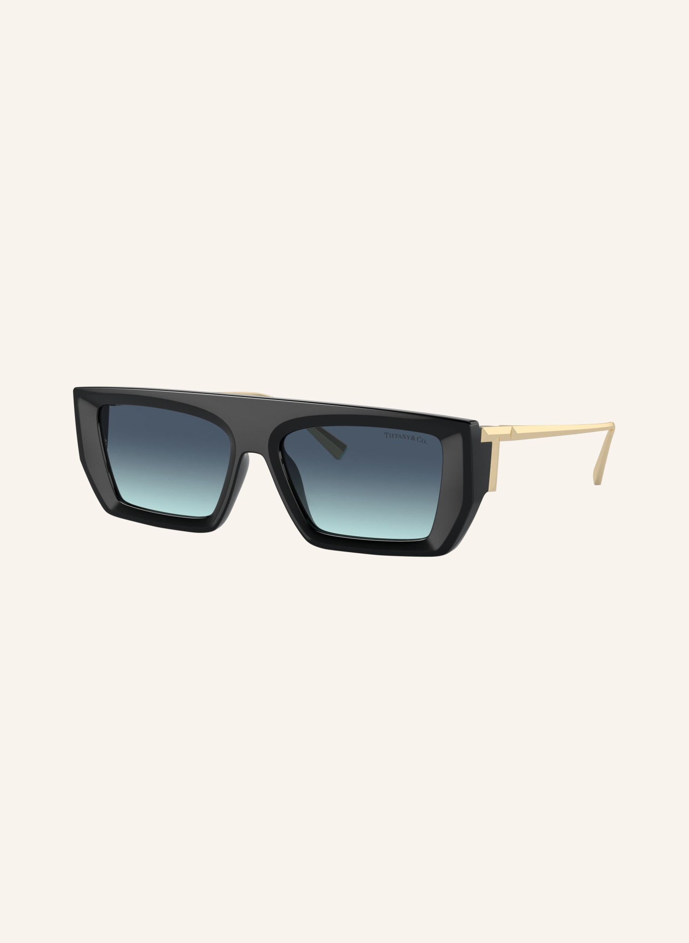 TIFFANY & Co. Sunglasses TF4214U, Color: 83429S - BLACK/BLUE GRADIENT (Image 1)