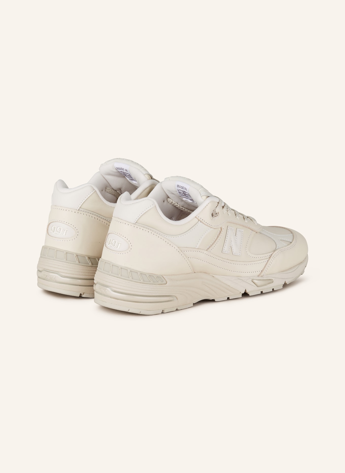 new balance Sneakers MADE IN UK 991, Color: CREAM (Image 2)