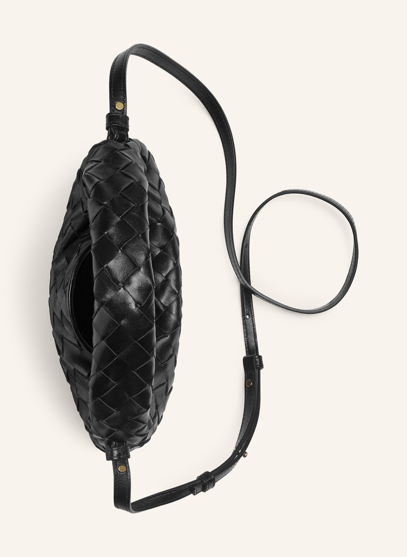 BOTTEGA VENETA Handtasche MINI HOP, Farbe: BLACK (Bild 4)