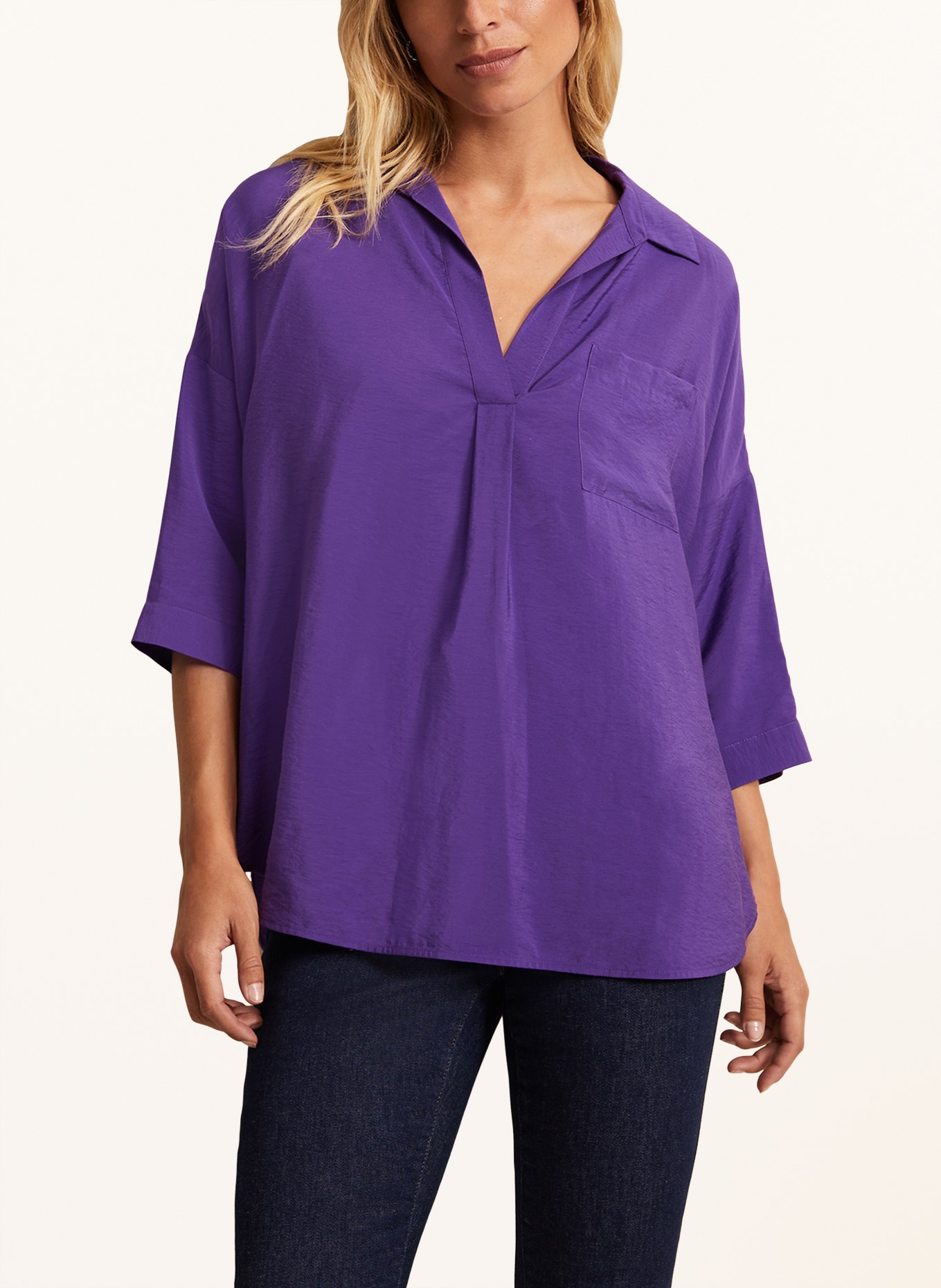 Phase Eight Shirt blouse CYNTHIA with 3/4 sleeves, Color: PURPLE (Image 4)