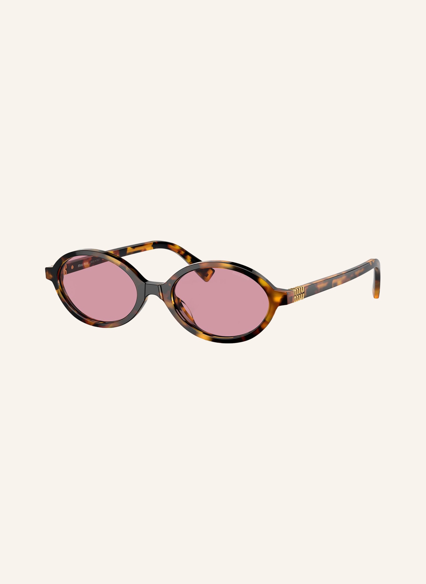 MIU MIU Sunglasses MU 04ZS, Color: VAU50D - HAVANA/ PINK (Image 1)