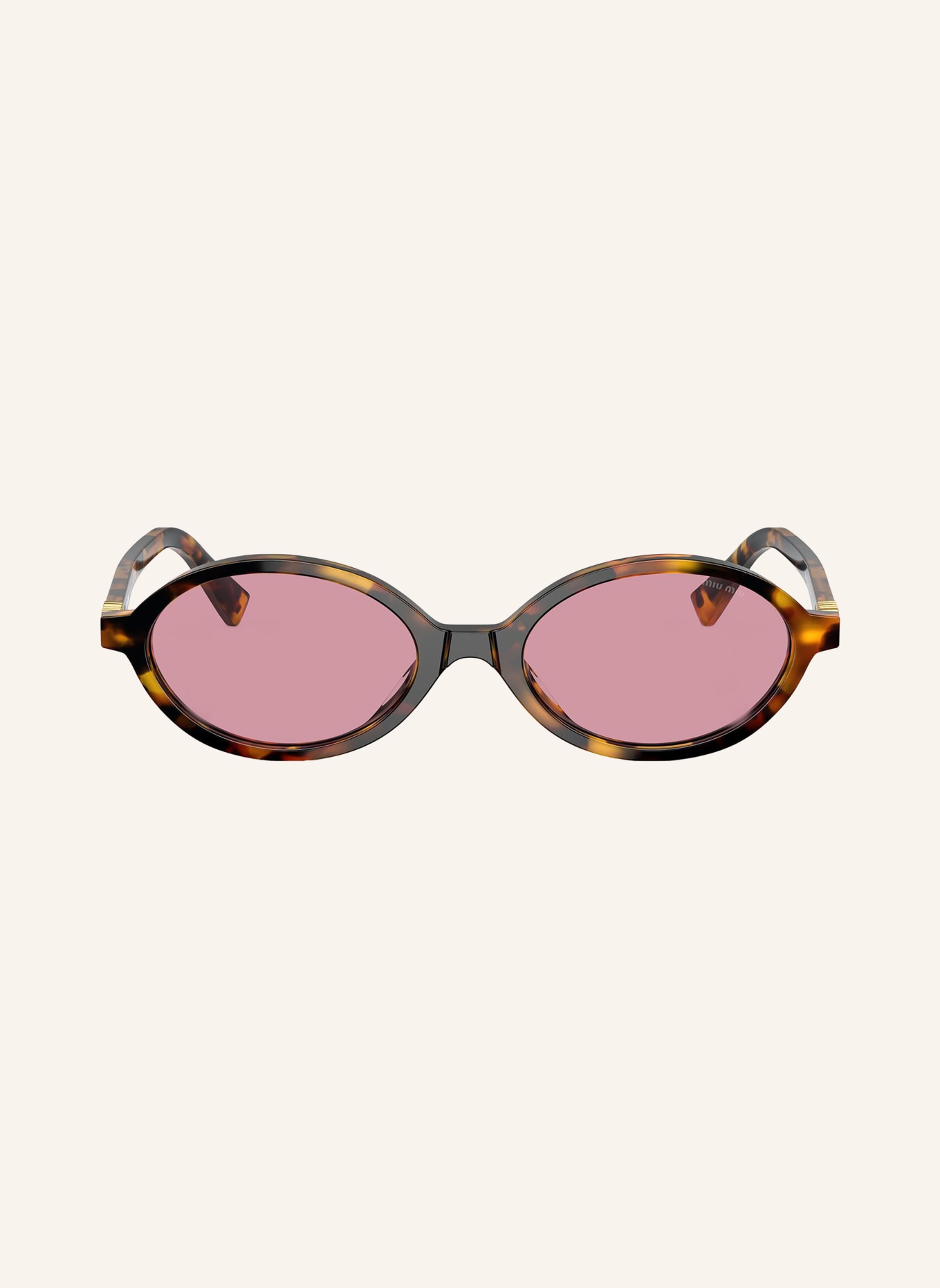 MIU MIU Sunglasses MU 04ZS, Color: VAU50D - HAVANA/ PINK (Image 2)