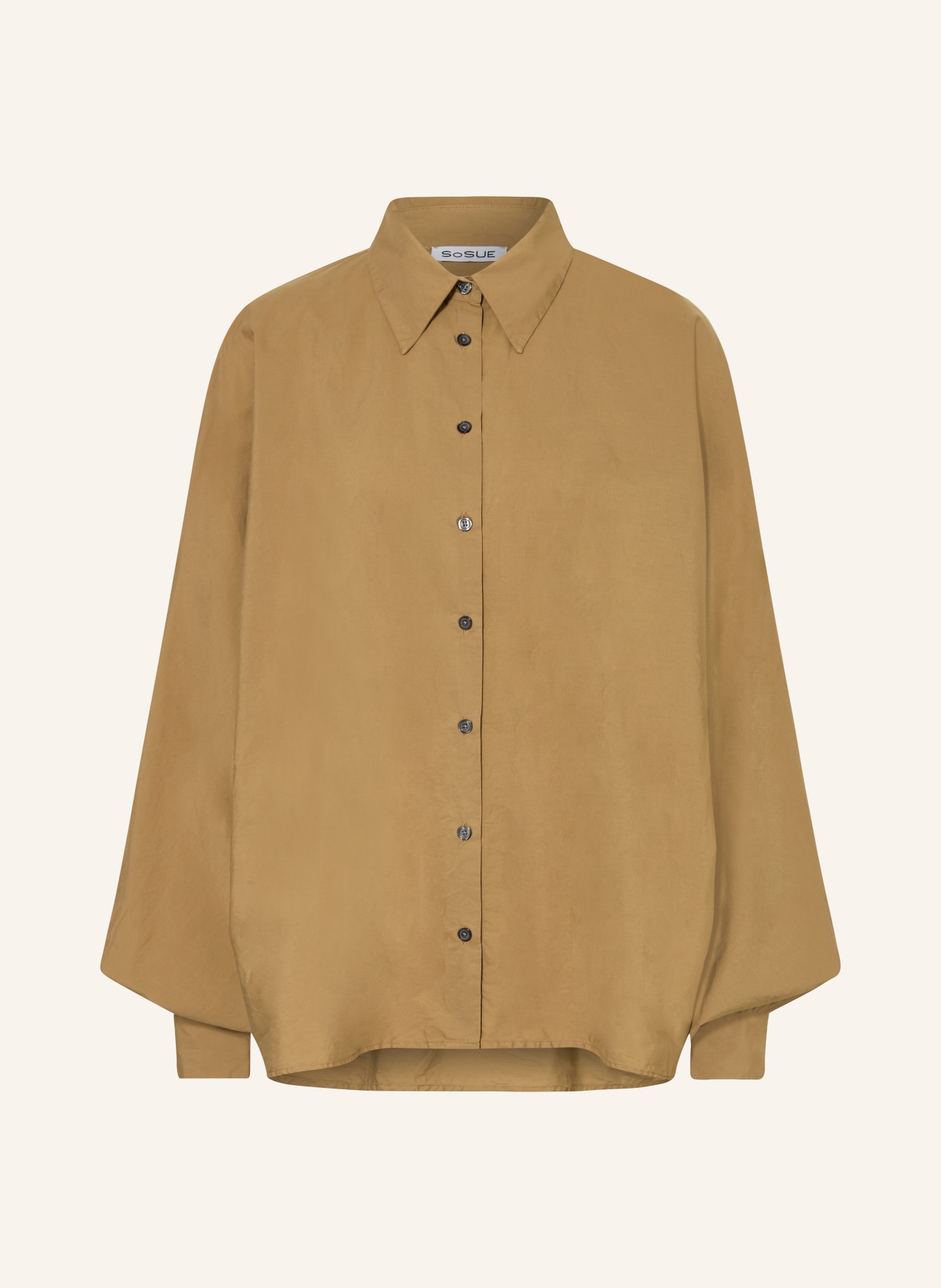 SoSUE Shirt blouse ANTONIA, Color: KHAKI (Image 1)