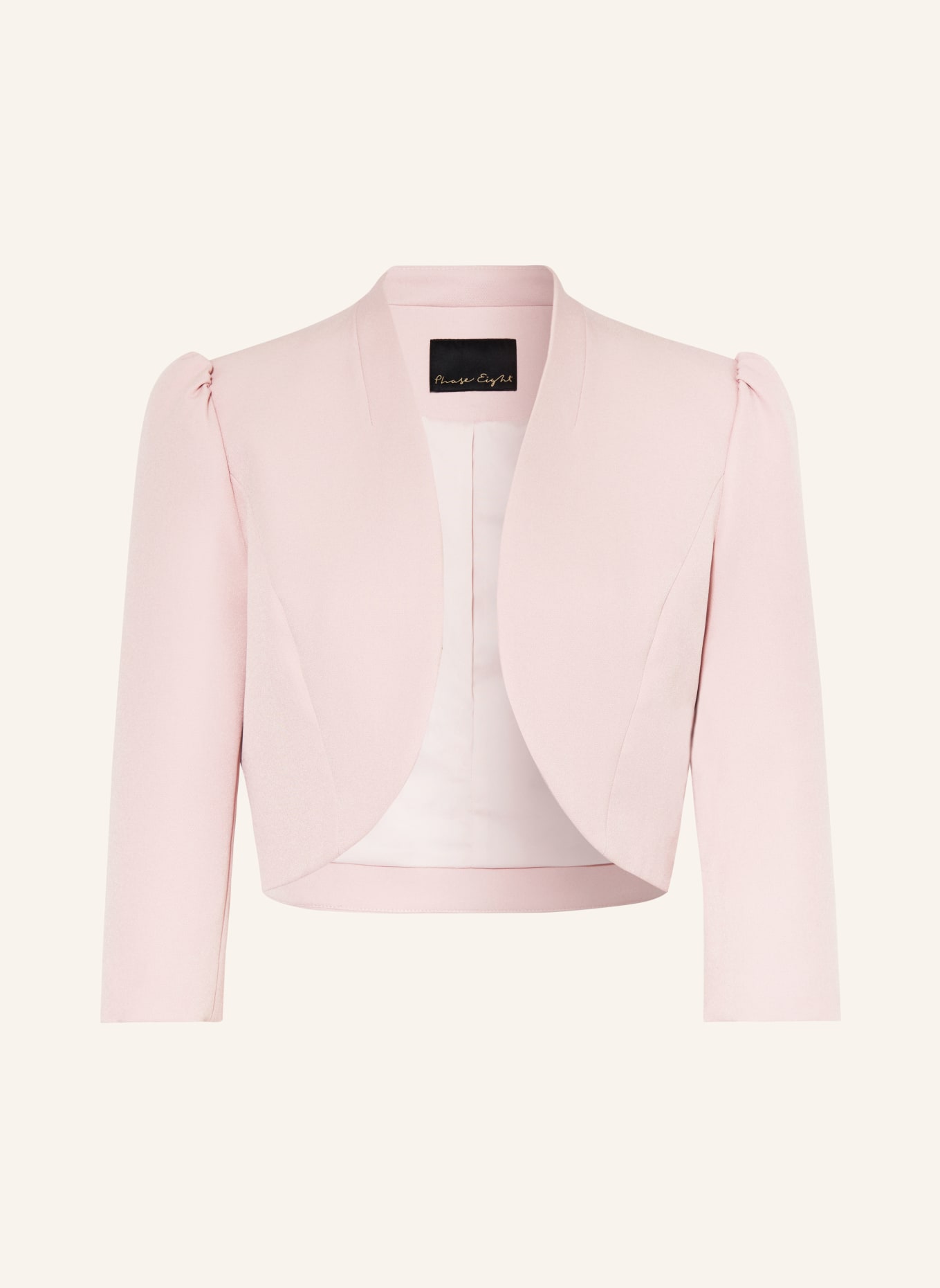 Phase Eight Cropped blazer LEANNA with 3/4 sleeves, Color: ROSE (Image 1)