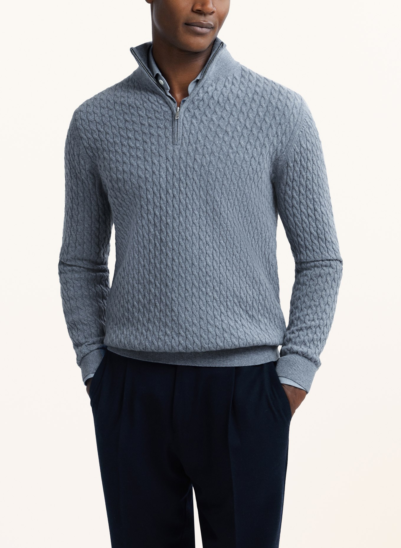 Reiss best sale half zip