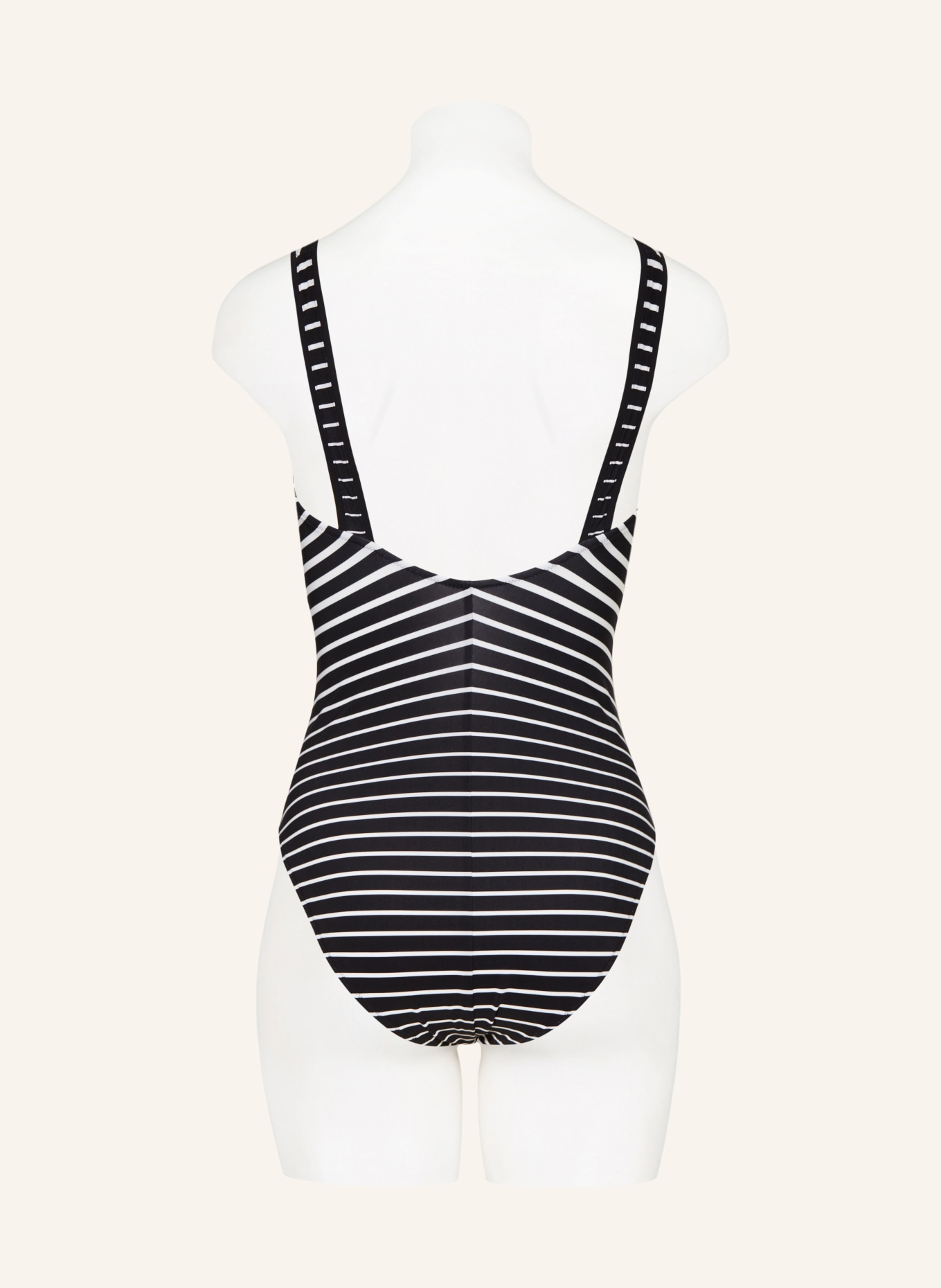 MARYAN MEHLHORN Swimsuit ALLUSIONS, Color: BLACK/ WHITE (Image 3)