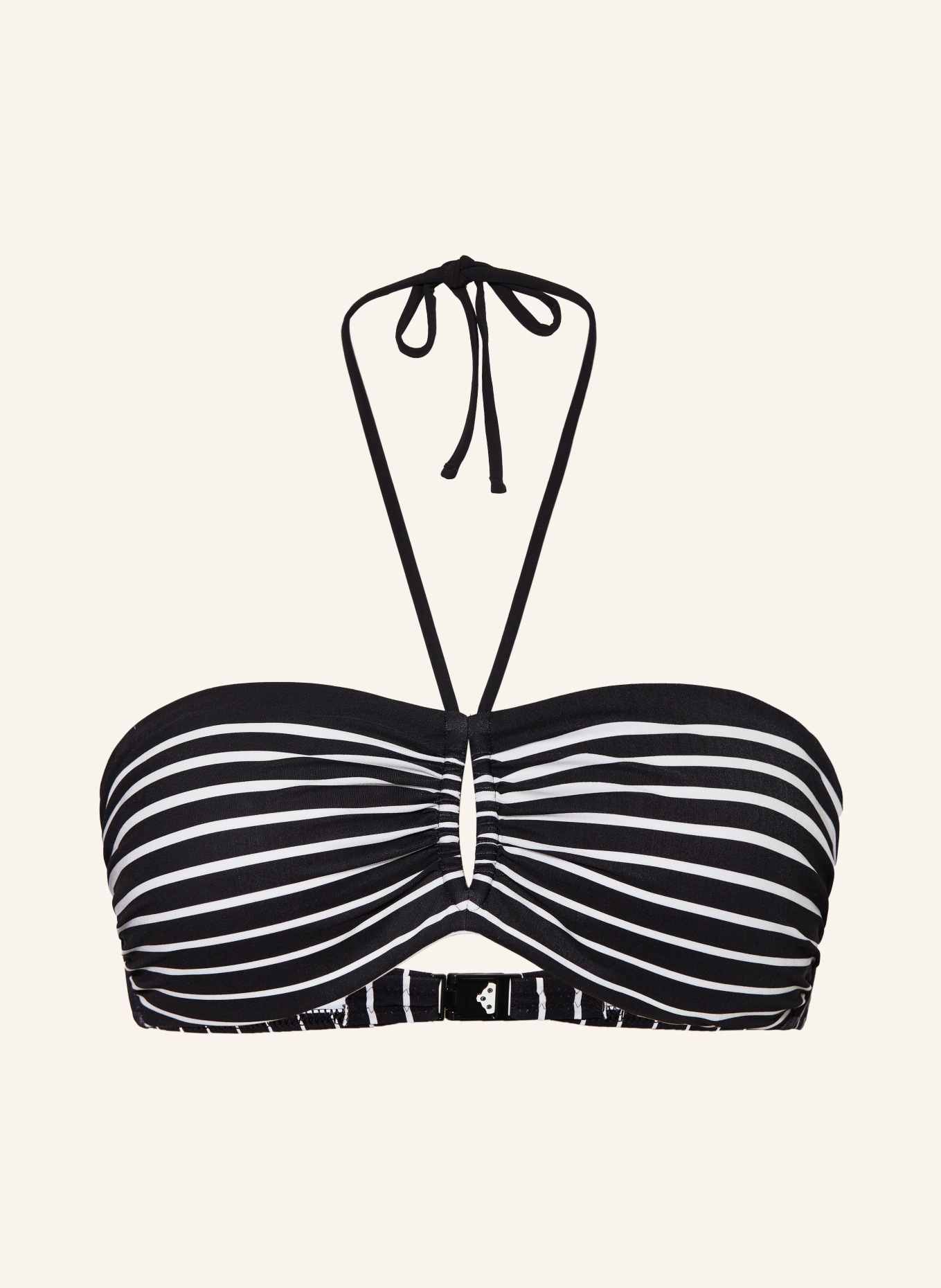 MARYAN MEHLHORN Góra od bikini z fiszbinami ALLUSIONS, Kolor: CZARNY/ BIAŁY (Obrazek 1)