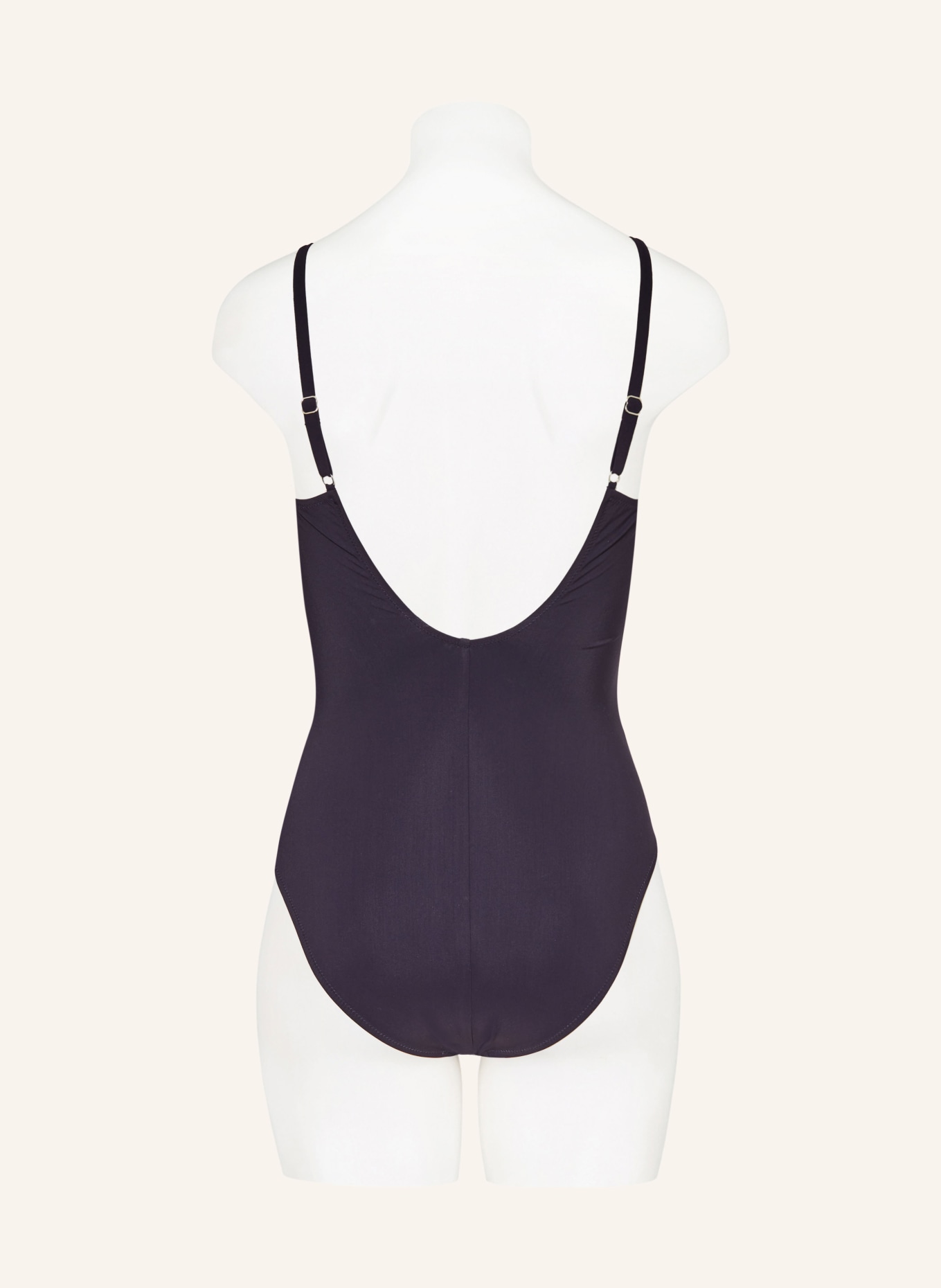 MARYAN MEHLHORN Swimsuit BALLET with decorative beads, Color: DARK BLUE (Image 3)