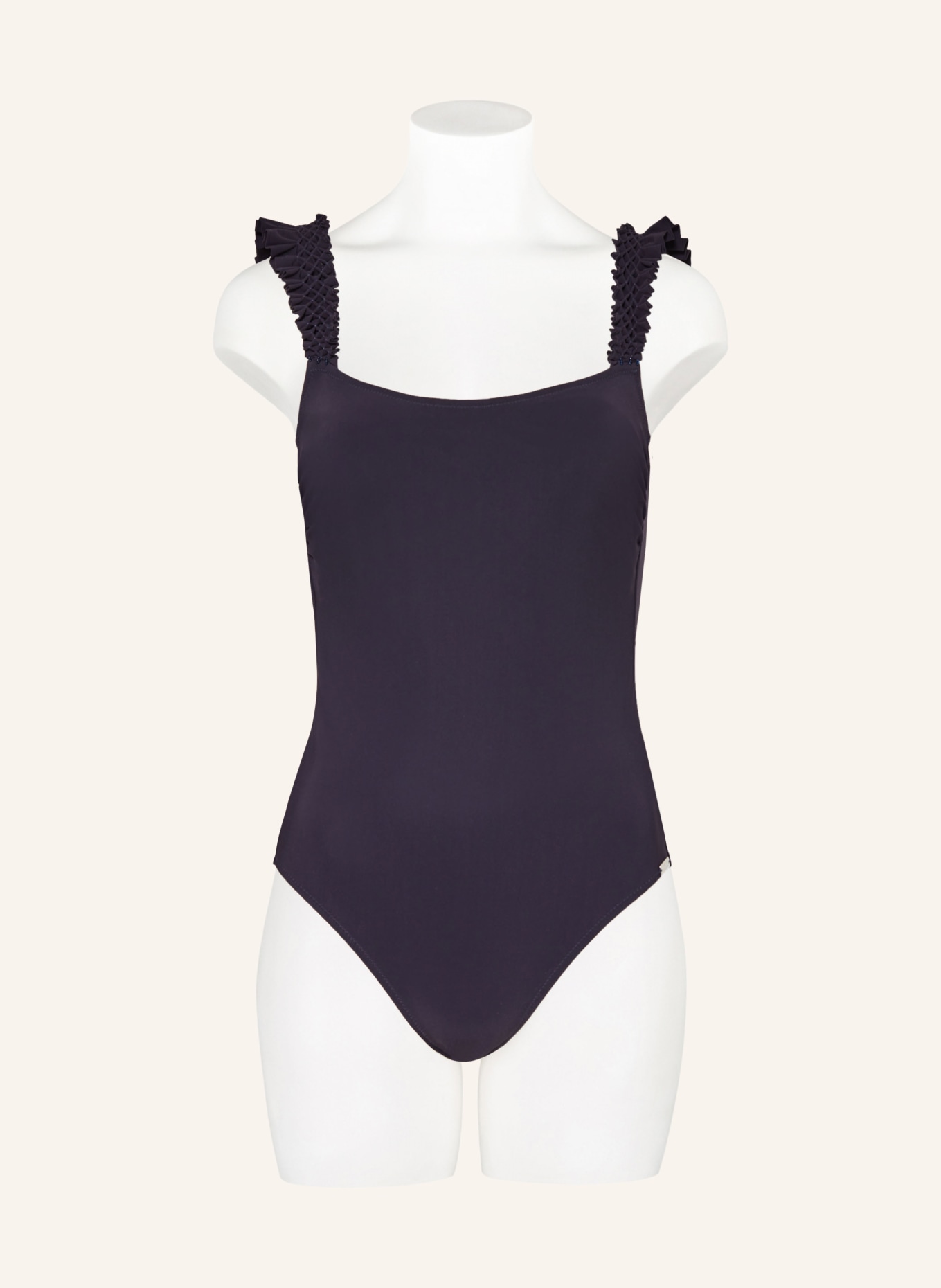 MARYAN MEHLHORN Swimsuit BALLET with decorative beads, Color: DARK BLUE (Image 2)