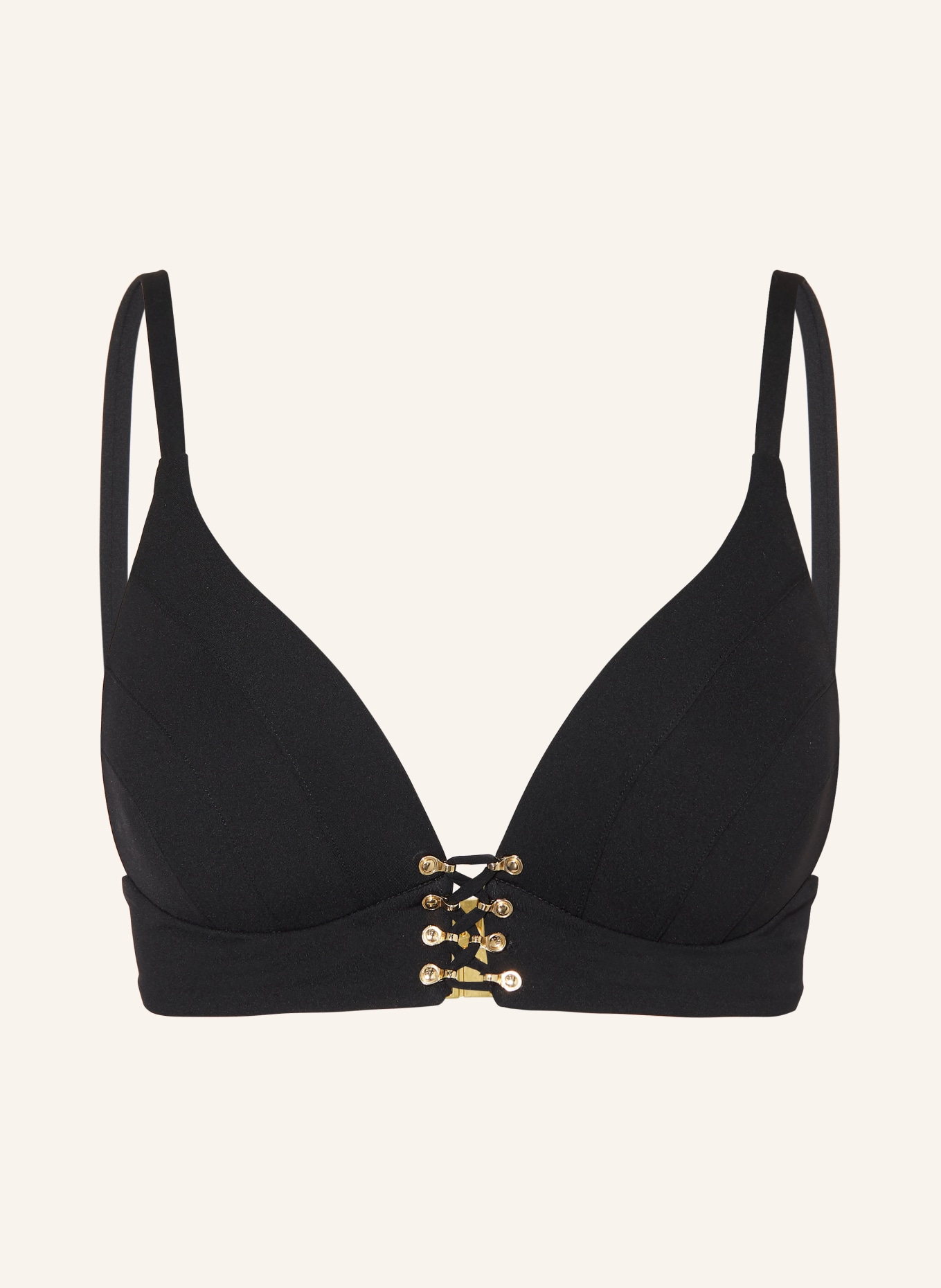 MARYAN MEHLHORN Bralette bikini top BIONICS, Color: BLACK (Image 1)