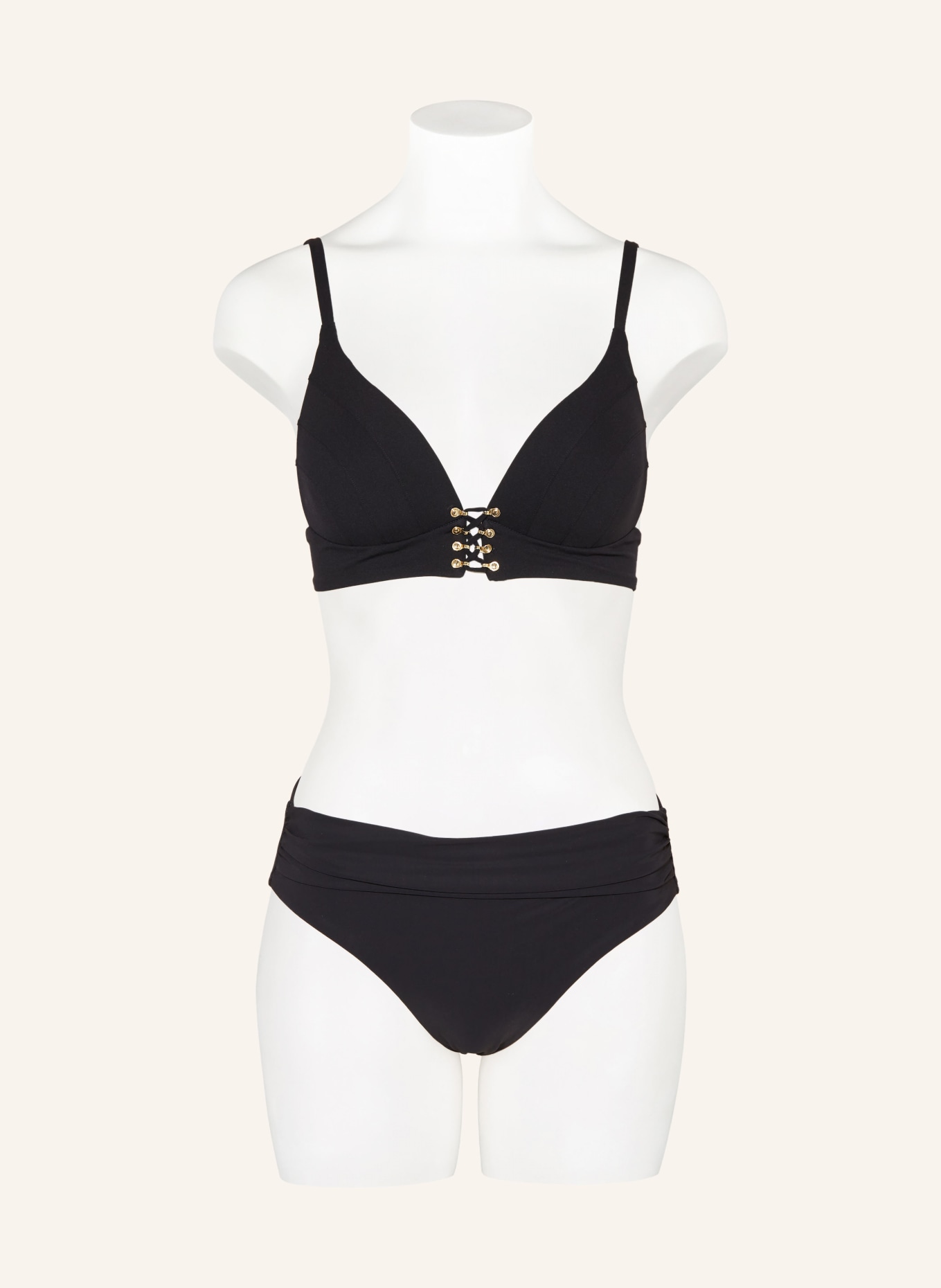 MARYAN MEHLHORN Bralette bikini top BIONICS, Color: BLACK (Image 2)