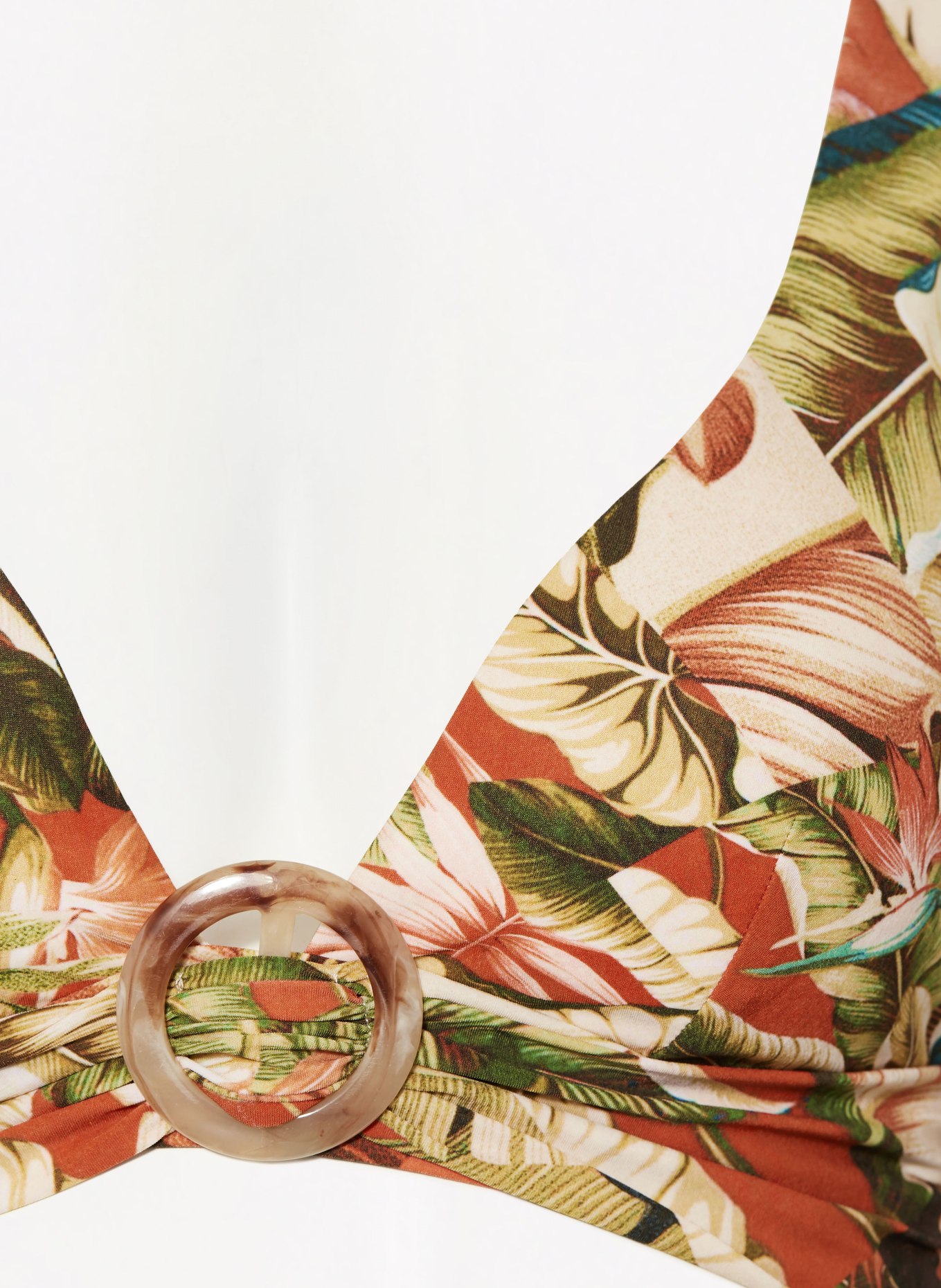 MARYAN MEHLHORN Bralette bikini top HYPNOTIC, Color: DARK ORANGE/ LIGHT BROWN (Image 5)
