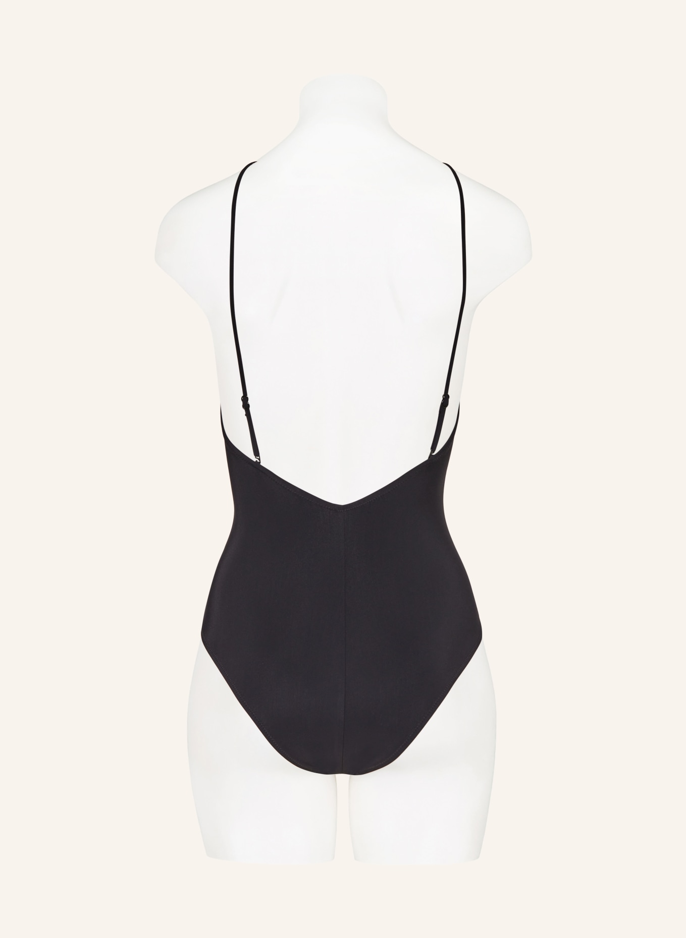 MARYAN MEHLHORN Halter neck swimsuit CODE, Color: BLACK (Image 3)